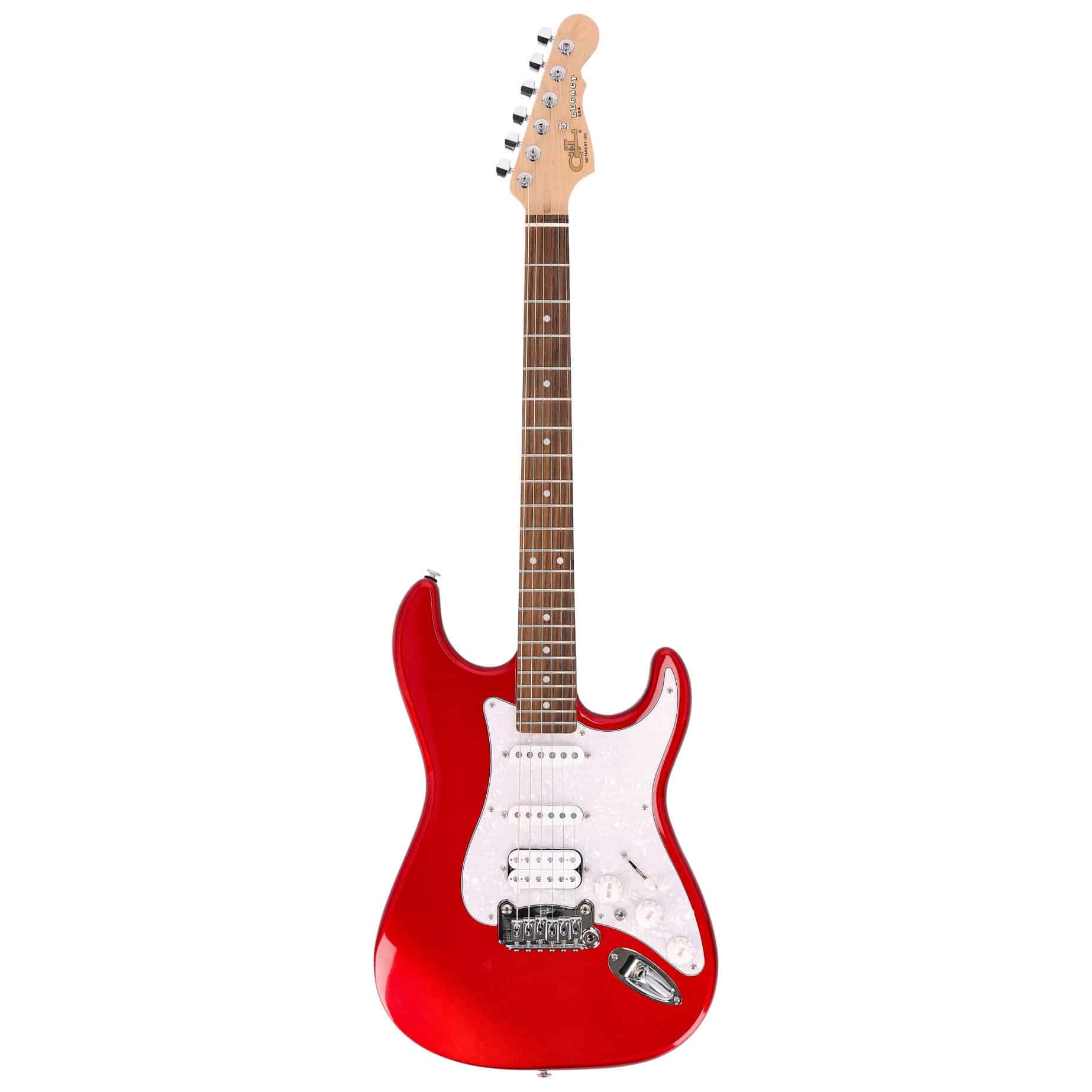 G&L Legacy RW HSS Candy Apple Red