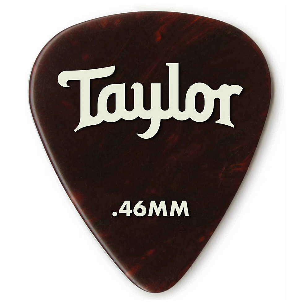 Taylor - Taylor 351 Celluloid Picks Tortoise 0.46 Packung mit 12 Stück