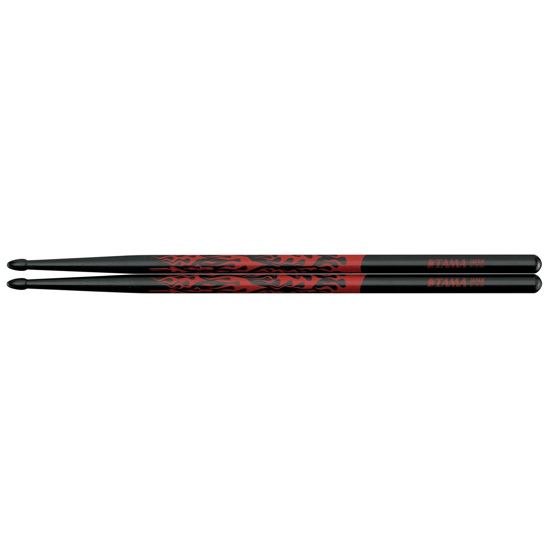 Tama 5B-F-BR - Design Stick Series Rhythmic Fire - Red  Pattern - Drumsticks