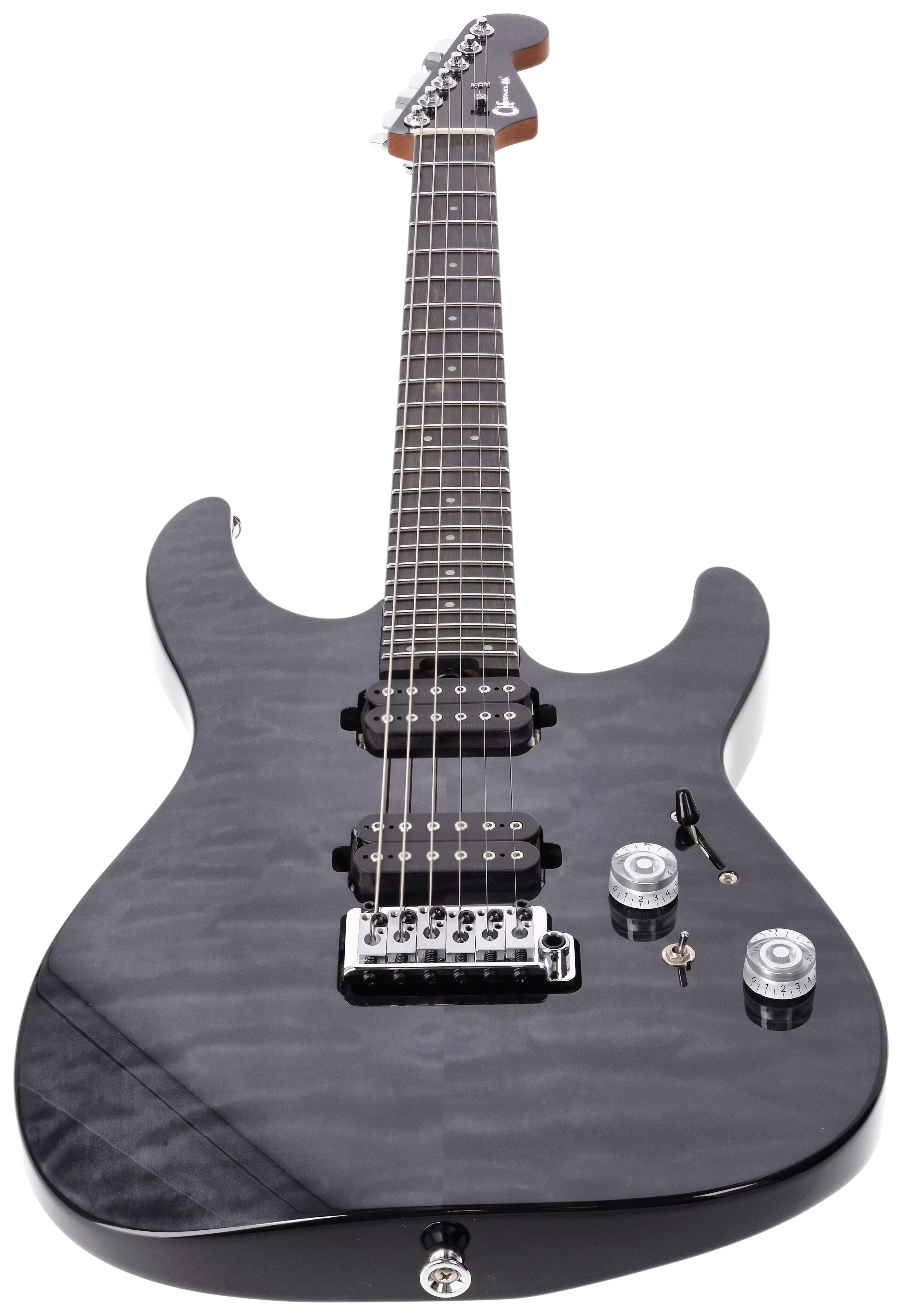 Charvel Pro Mod Plus DK24 HH 2PT EB QM Midnight Ocean 3
