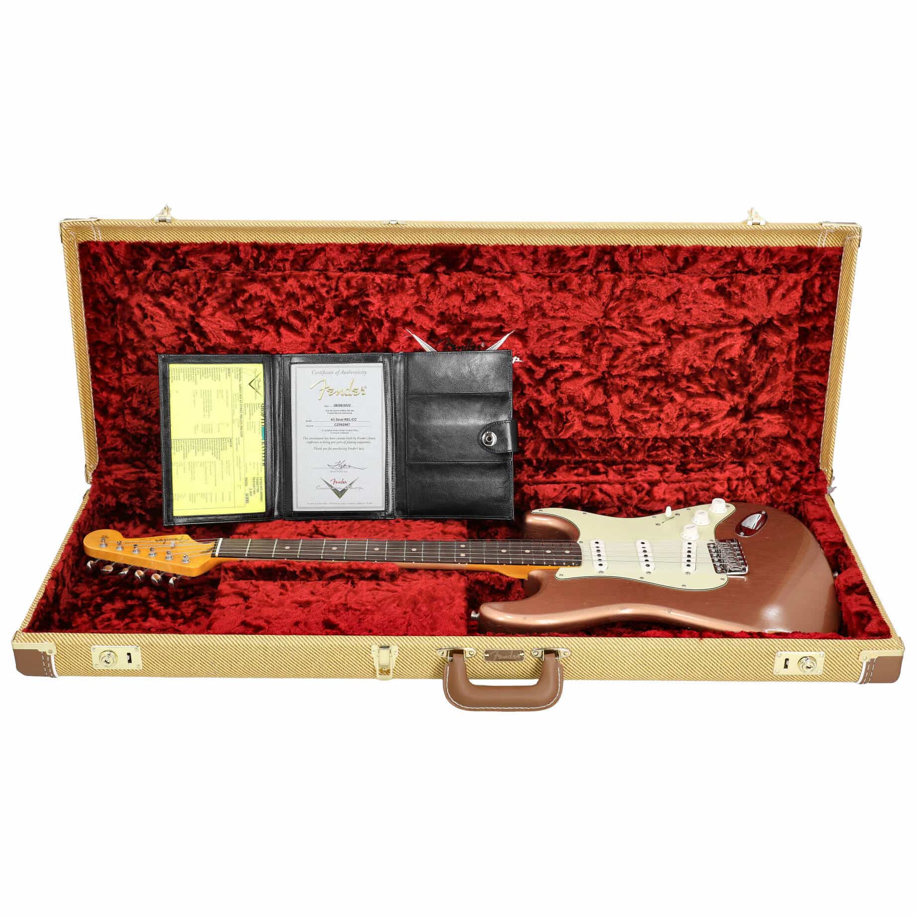Fender Custom Shop 1963 Stratocaster Relic Aged Copper Metallic #2 9