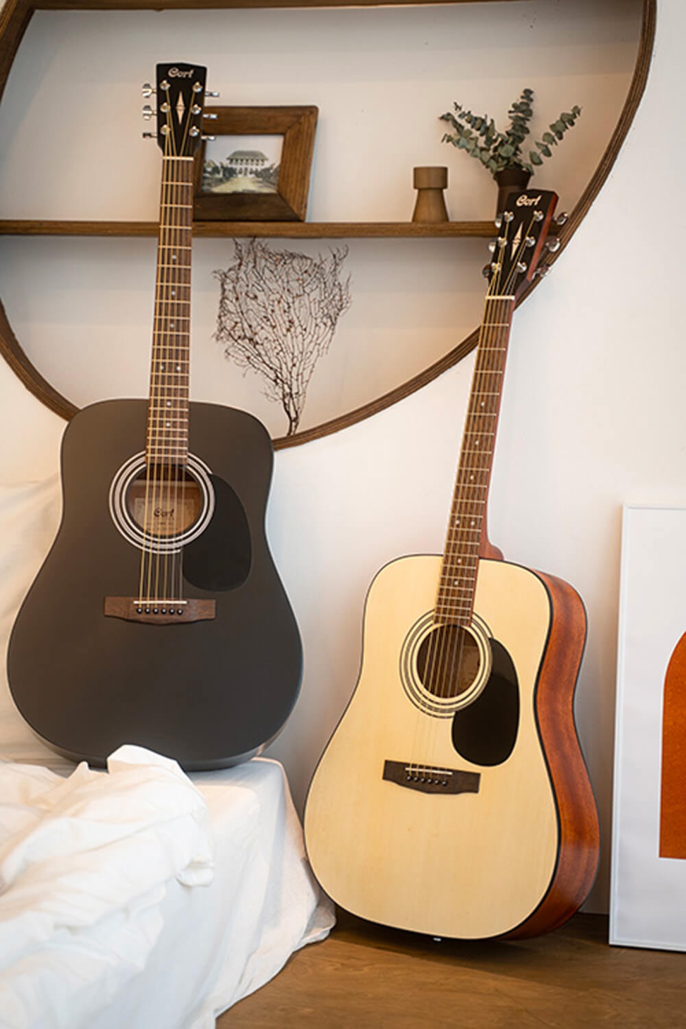 Image of Cort standard ad810 acoustic guitar lifestyle 4