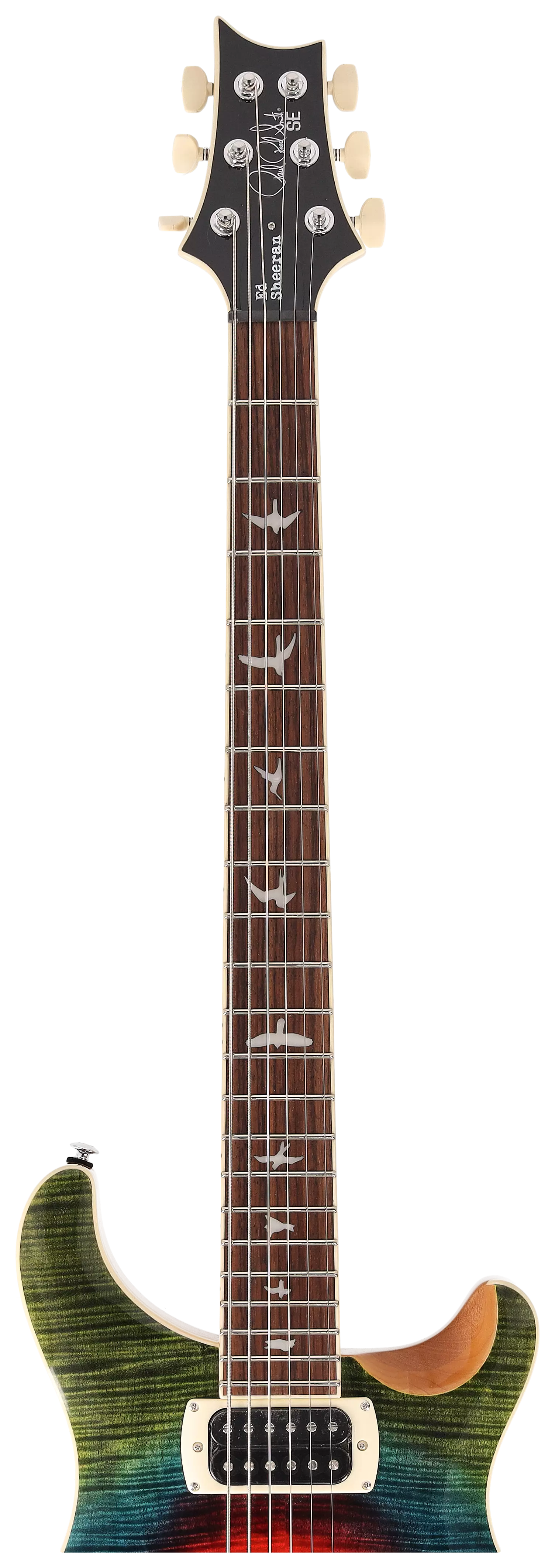PRS SE Ed Sheeran Flat Back Hollowbody I Baritone Piezo Kaleidoscope 9