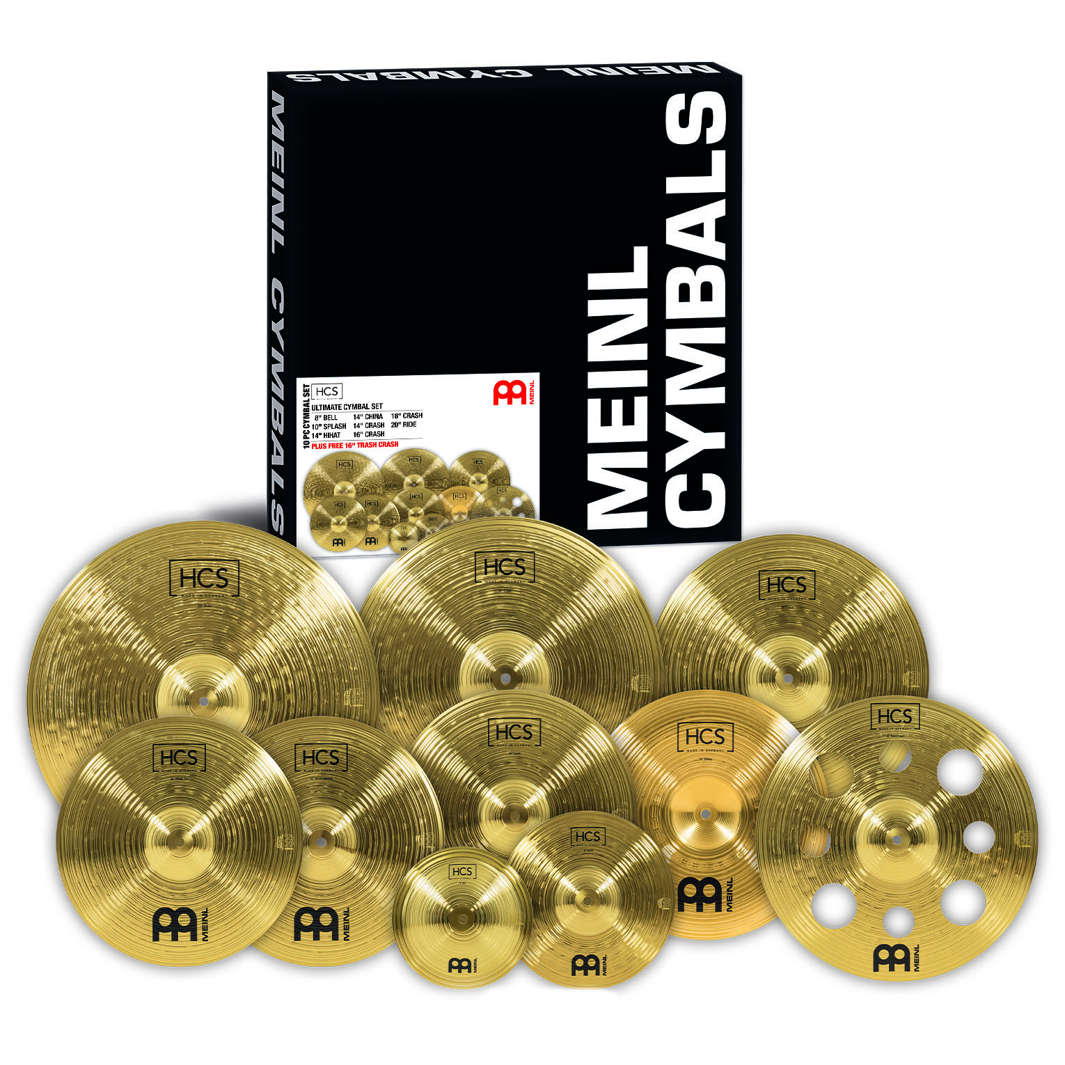 Meinl Cymbals HCS-SCS1 - HCS Ultimate Cymbal Set 