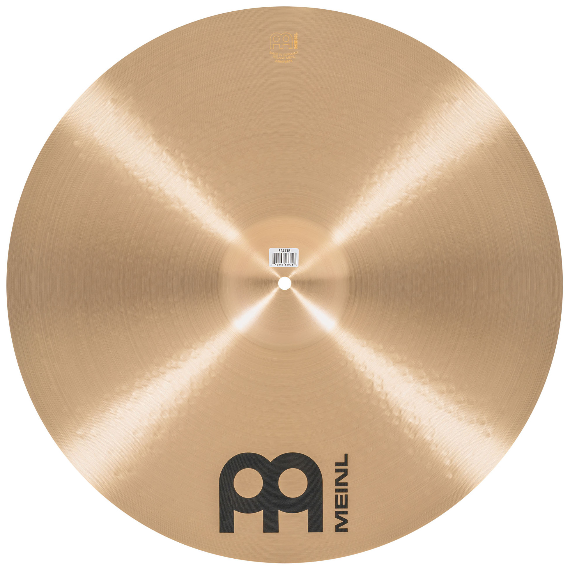 Meinl Cymbals PA22TR - 22" Pure Alloy Thin Ride 5