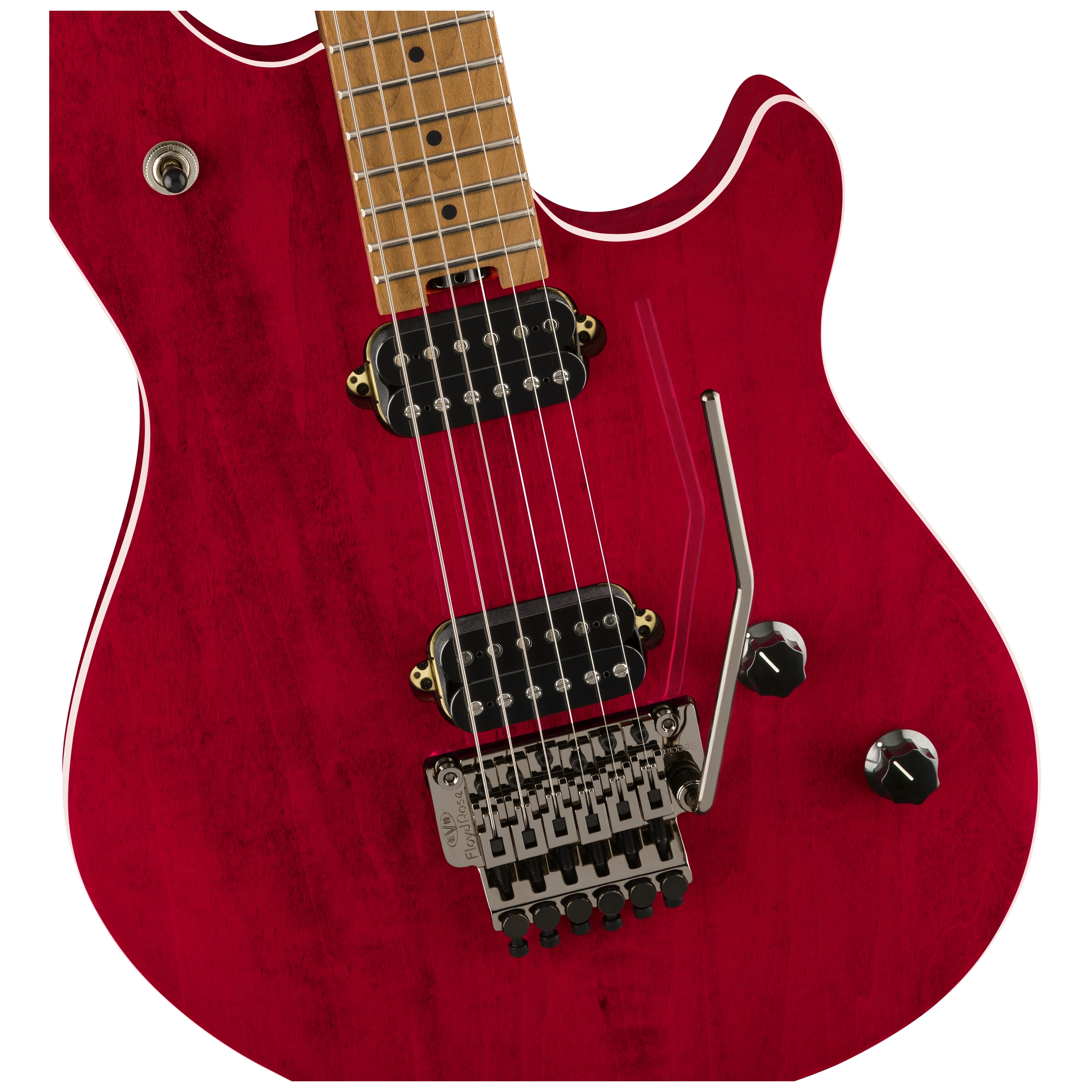 EVH Wolfgang Standard QM Baked MN Wine Red 3