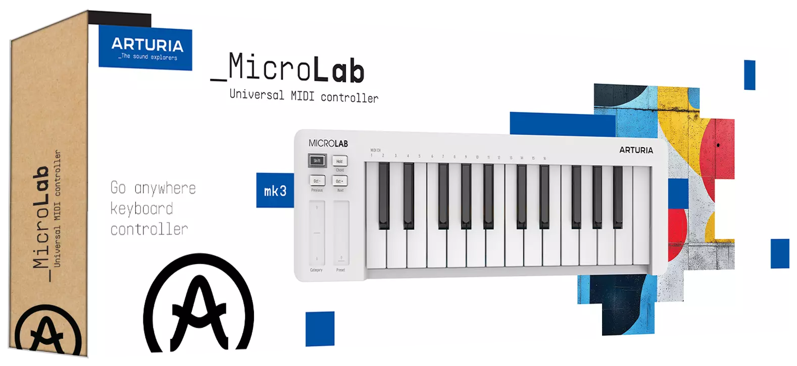 Arturia MicroLab Mk3 White 7