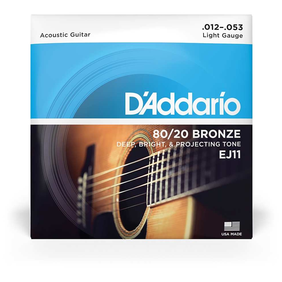 D'Addario EJ11 - Acoustic 80/20 Bronze | 012-053