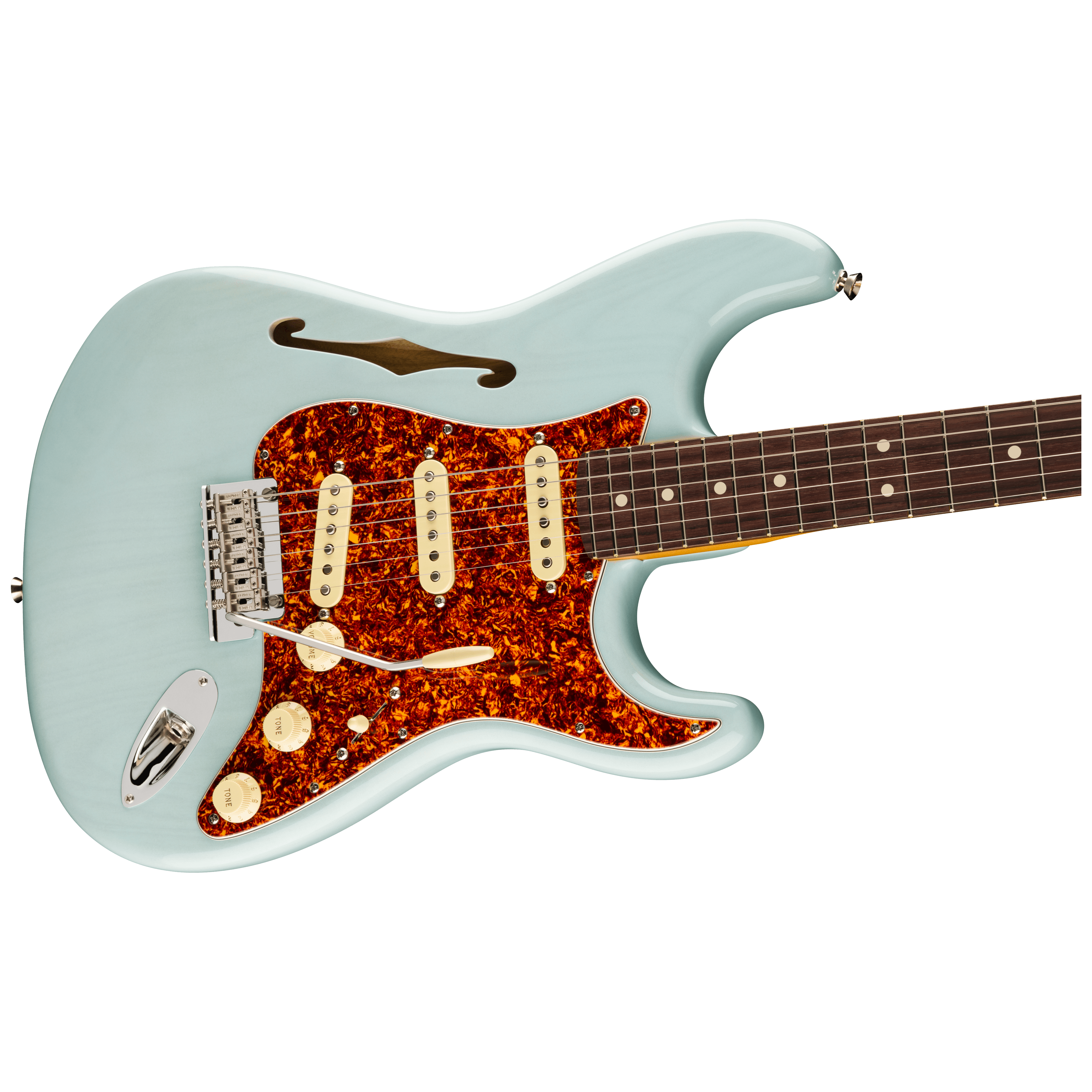 Fender LTD American Pro II Stratocaster Thinline RW TRNS DPB 5