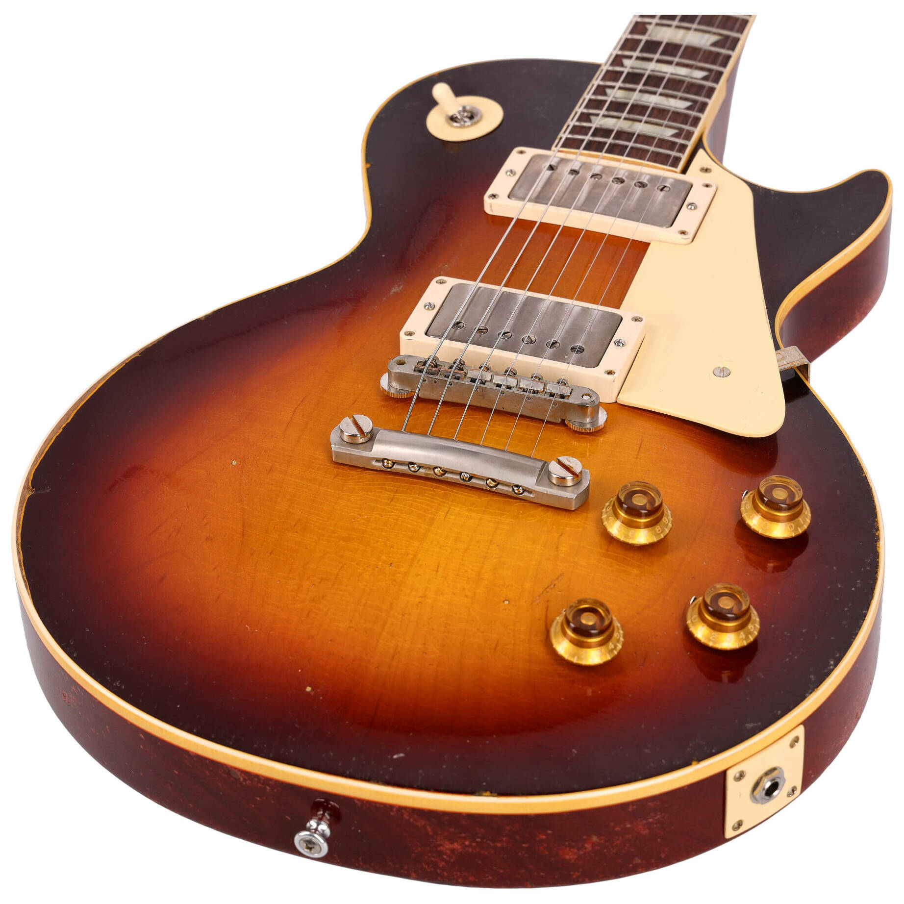 Gibson 1958 Les Paul Standard Reissue Heavy Aged Bourbon Burst Murphy Lab 2