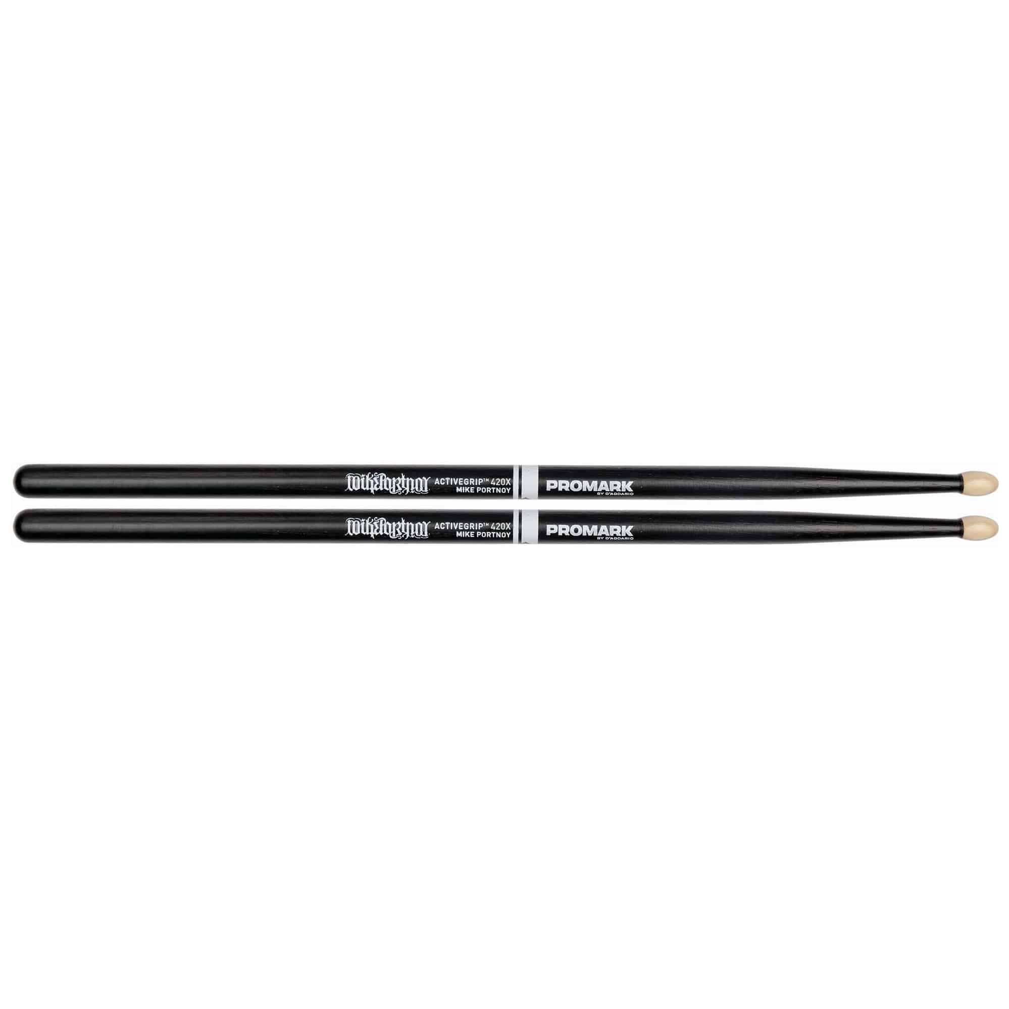 ProMark - ProMark 420X Mike Portnoy ActiveGrip - Hickory - Wood Tip (TXMP420XW-AG)