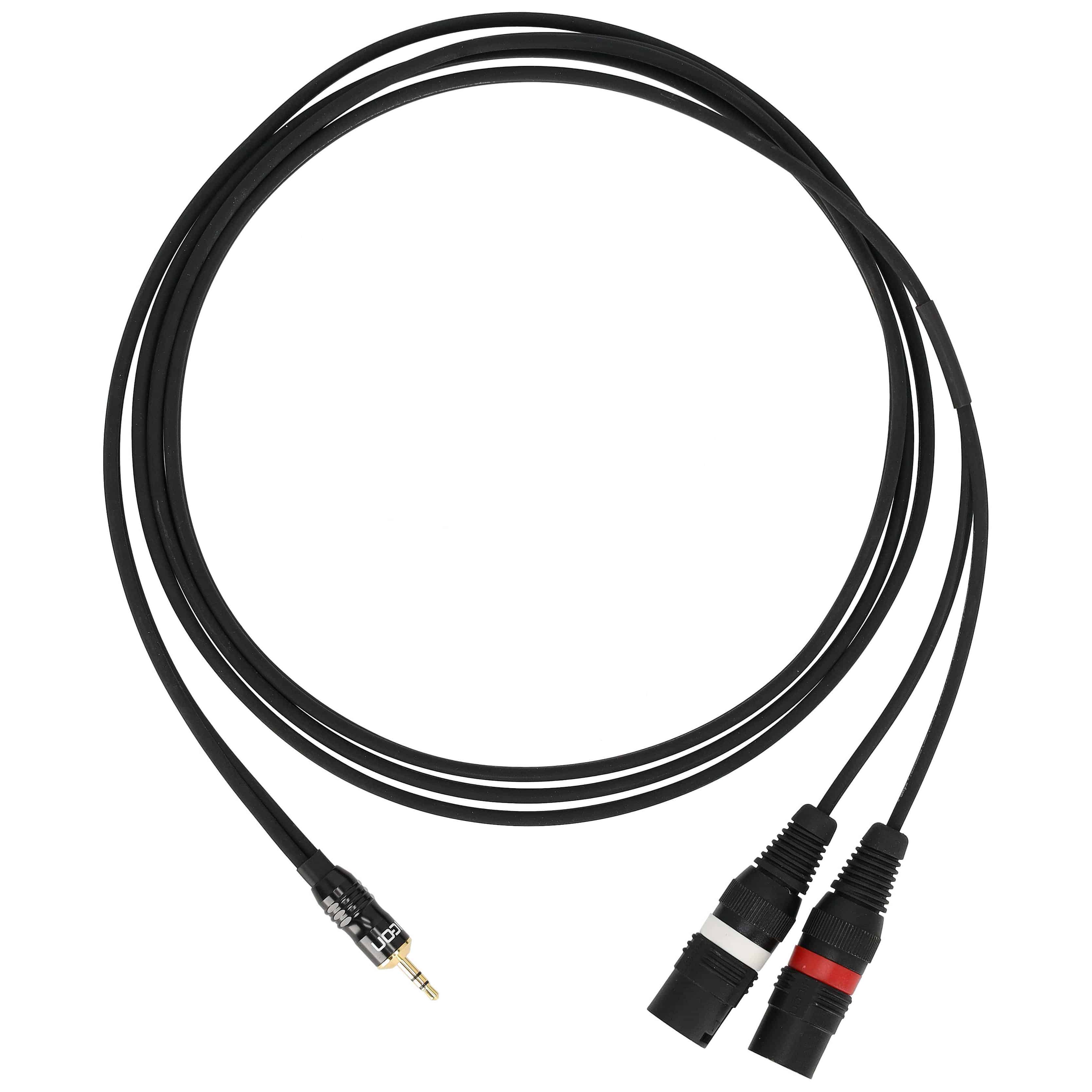 Sommer Cable ON9V-0250-SW SC-Onyx Miniklinke Stereo Male - 2 x XLR Male 2,5 Meter