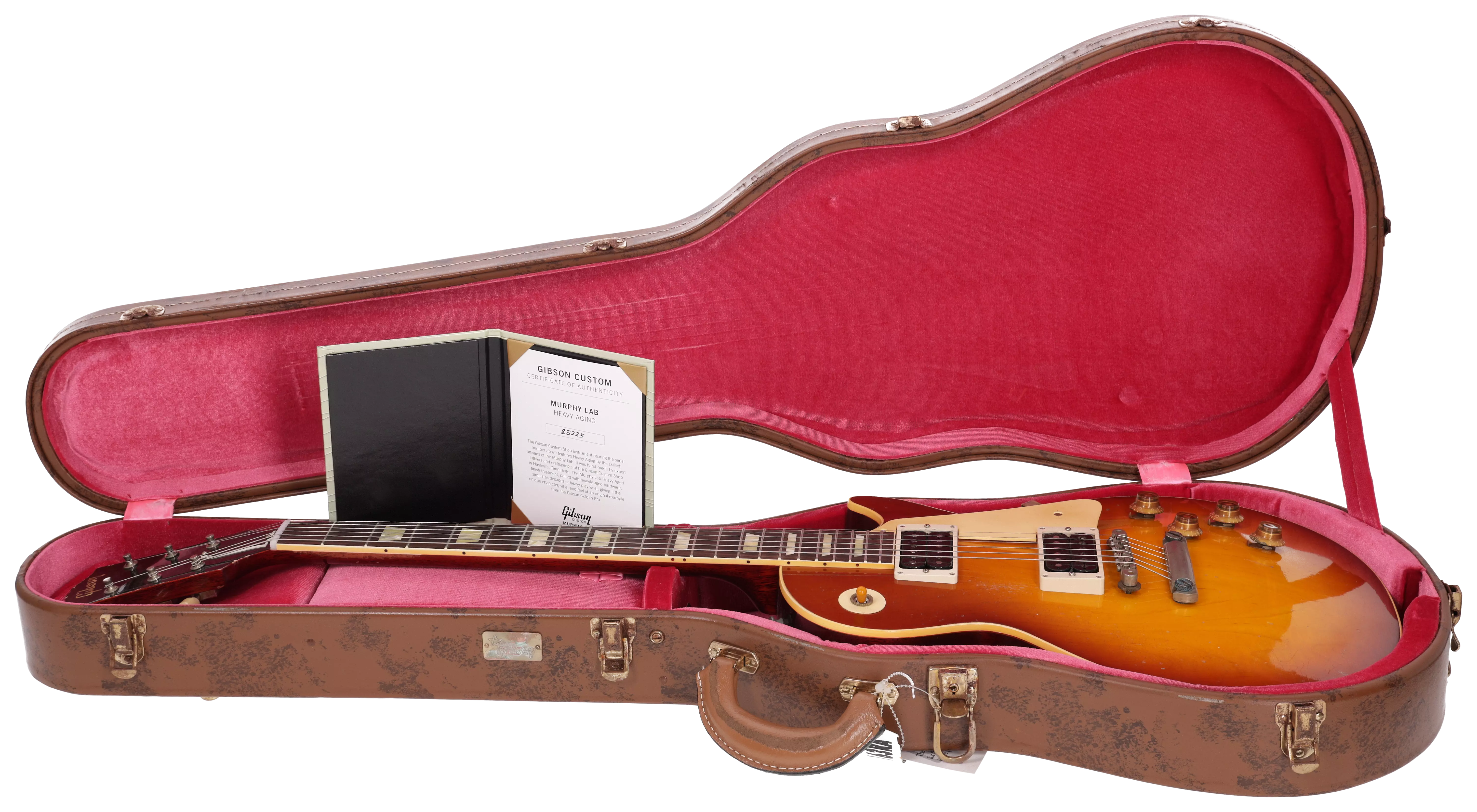 Gibson 1958 Les Paul Standard Reissue Figured Top BOTB Page 153 Murphy Lab #2 17
