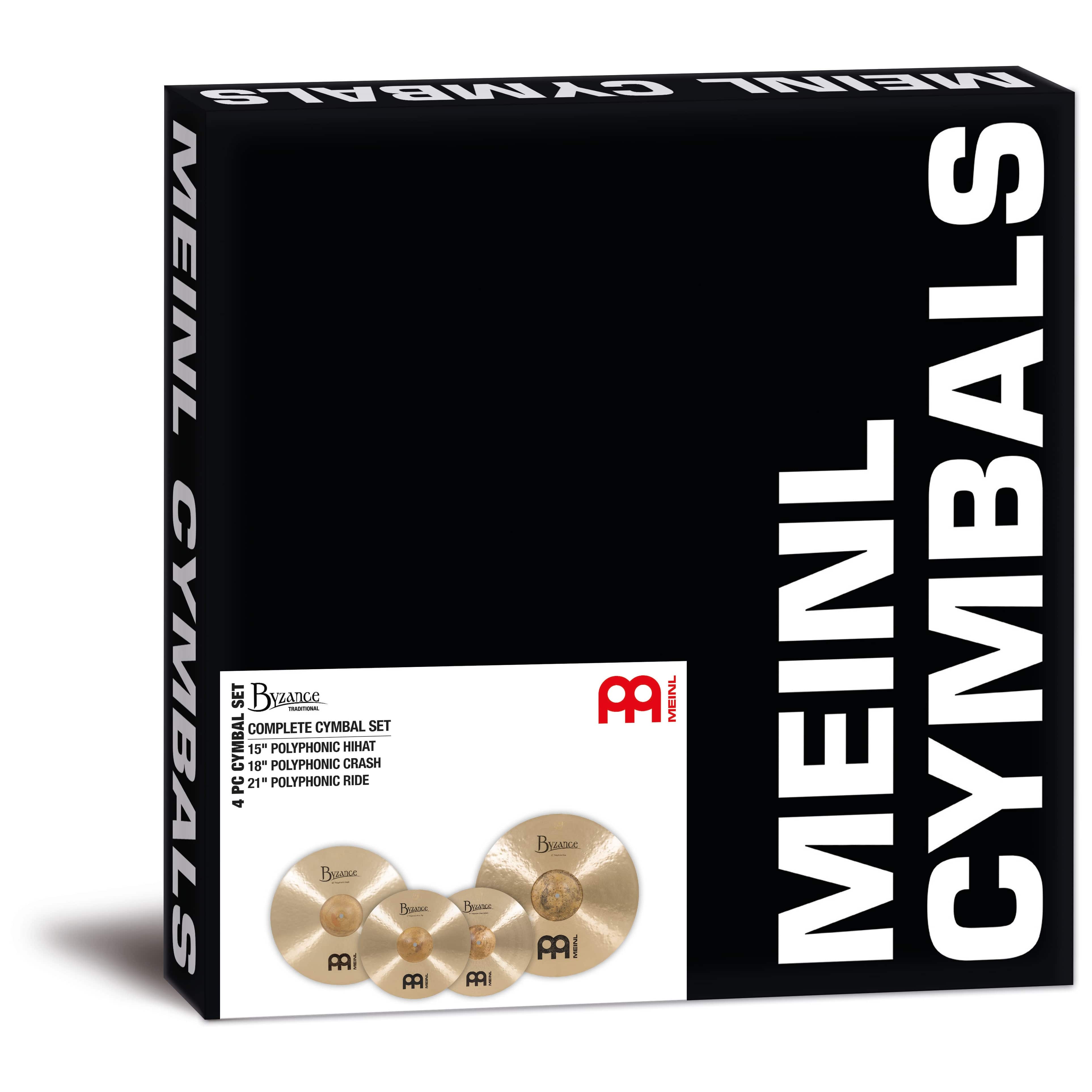 Meinl Cymbals BT-CS2 - Byzance Traditional Complete Cymbal Set 2