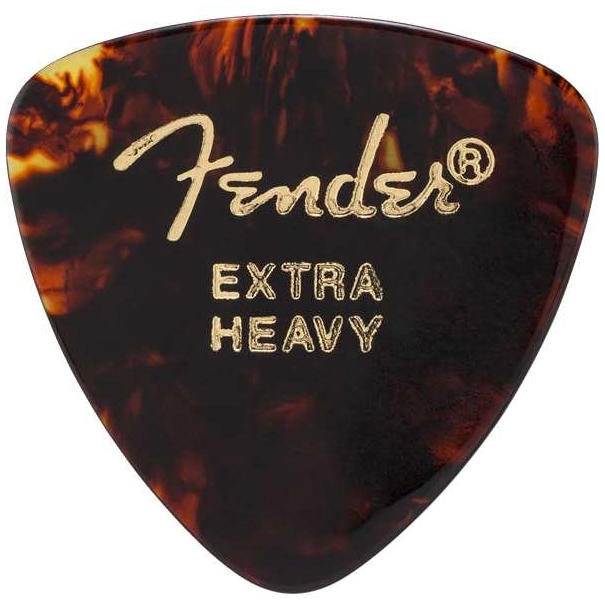 Fender 346 Shape Classic Celluloid Pick - Extra Heavy - Shell