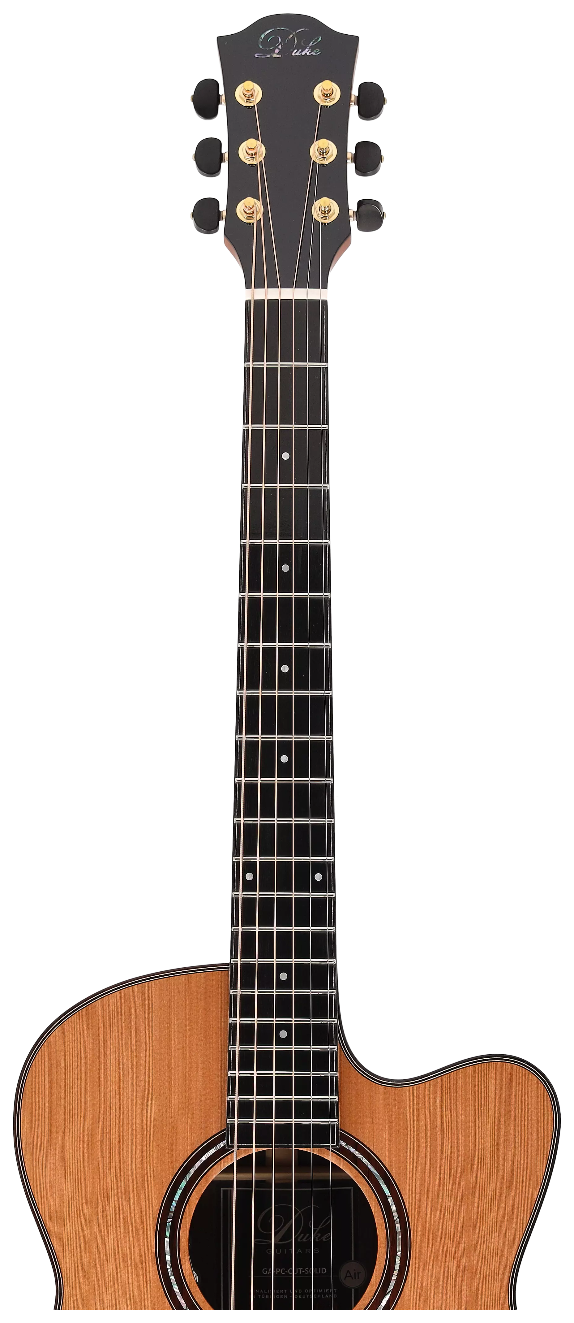 Duke Guitars GA-PC-Cut-Solid-Air 9