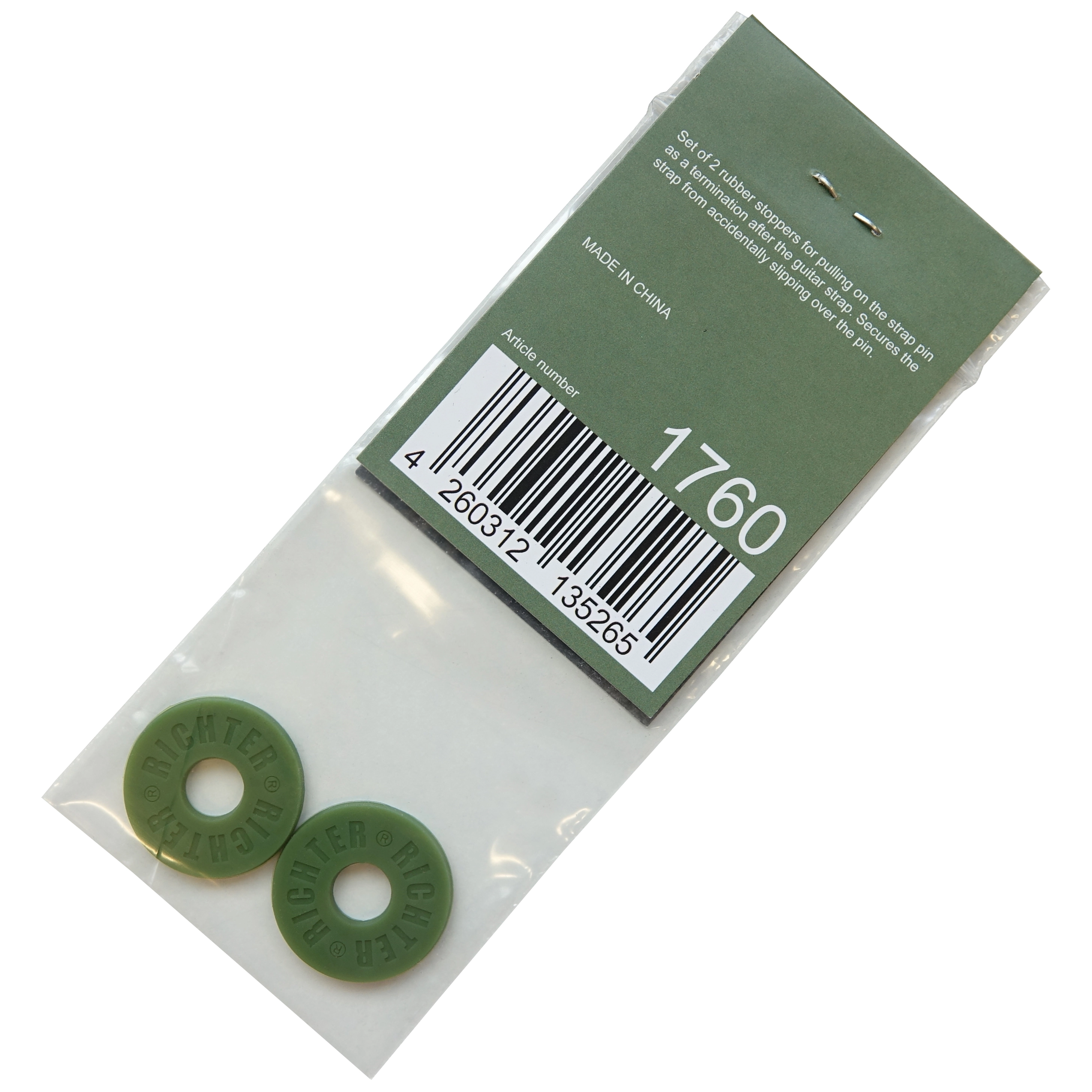 Richter Gurt Gummi Stopper Olive Green 2 Stück 2