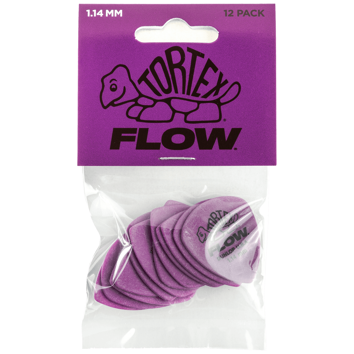 Dunlop Tortex Flow Std. Picks 1.14 Player's Pack 12 Stück