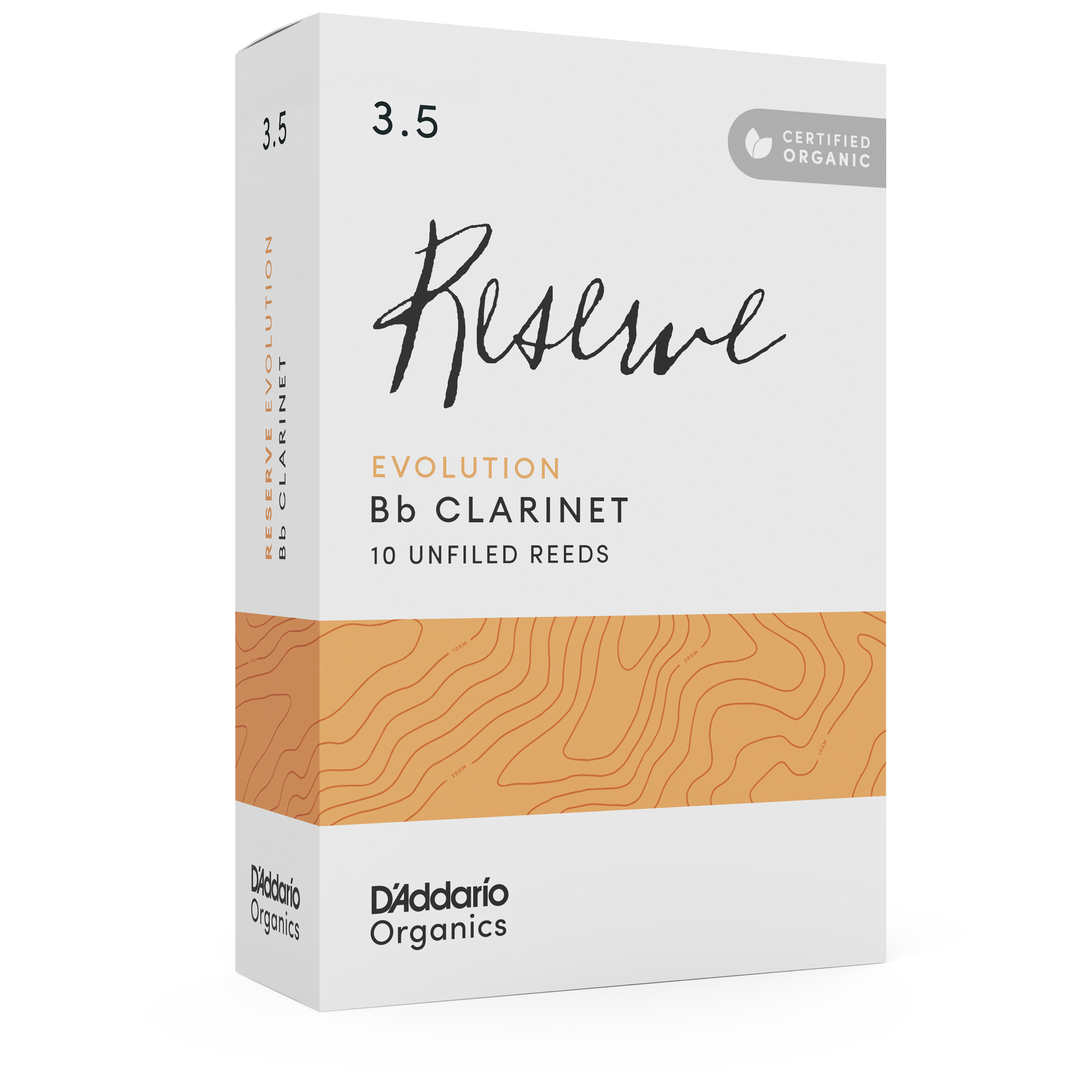 D’Addario Woodwinds Organic Reserve Evolution - Bb Klarinette 3,5 - 10er Pack 3