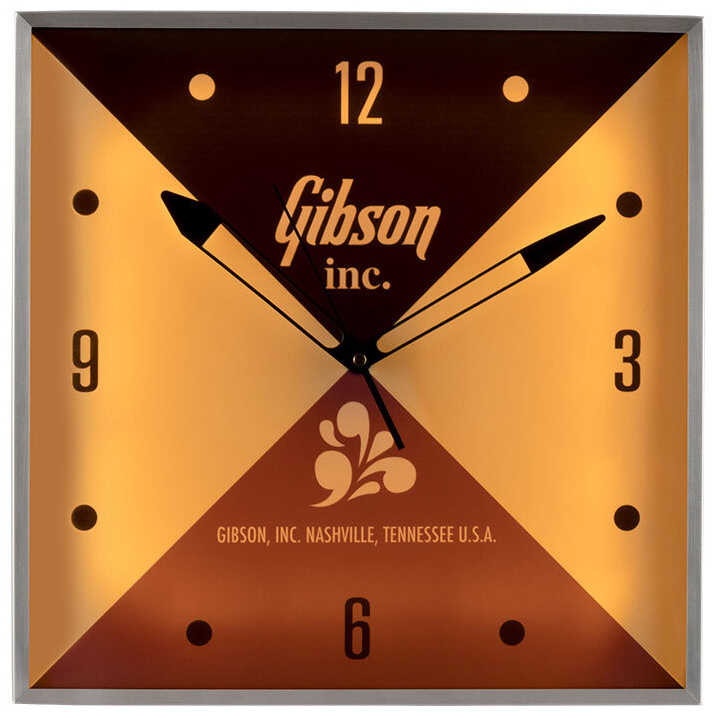 Gibson Vintage Lighted Wall Clock - Gibson Inc. 2