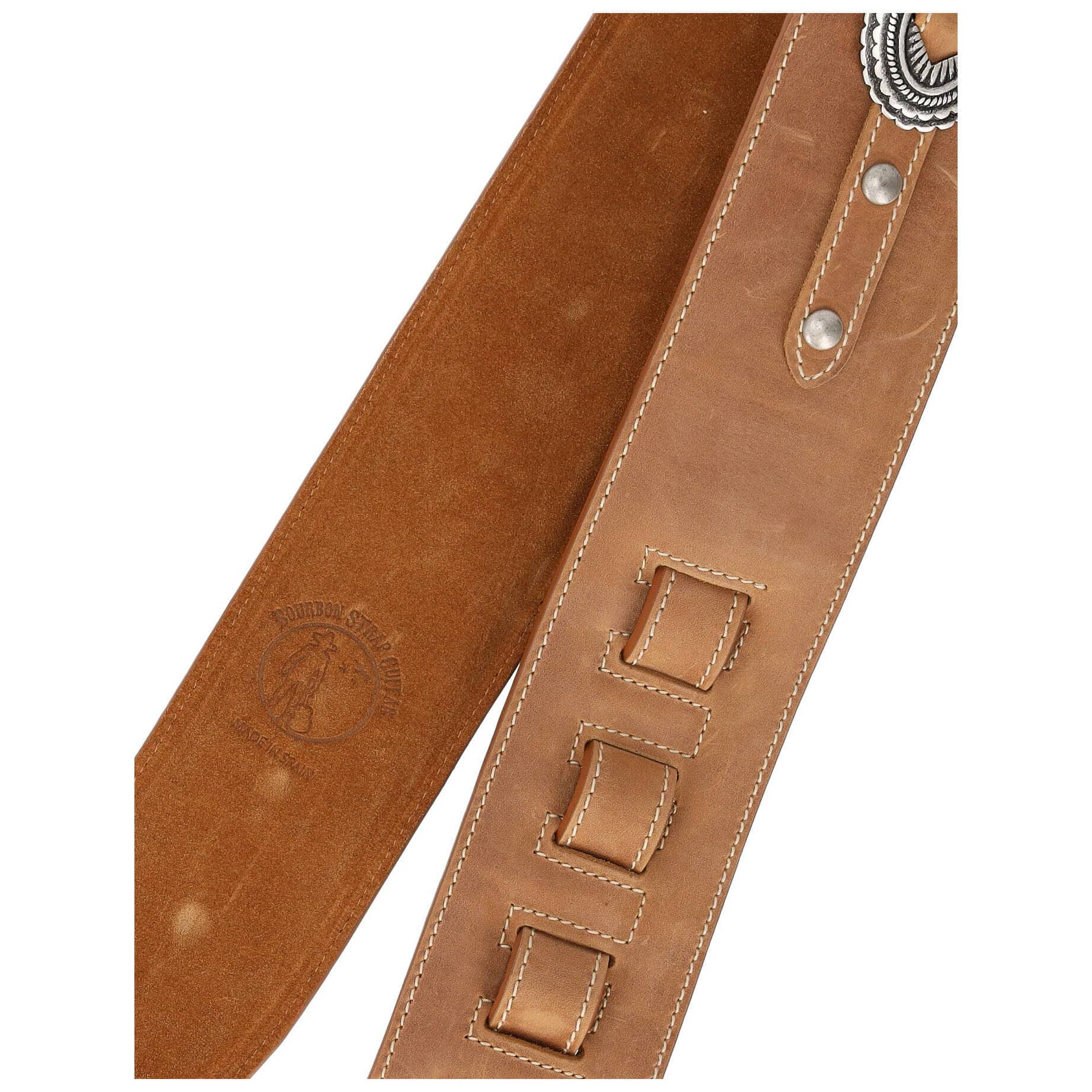 Bourbon Strap Guitar Texas Greased Leather 4