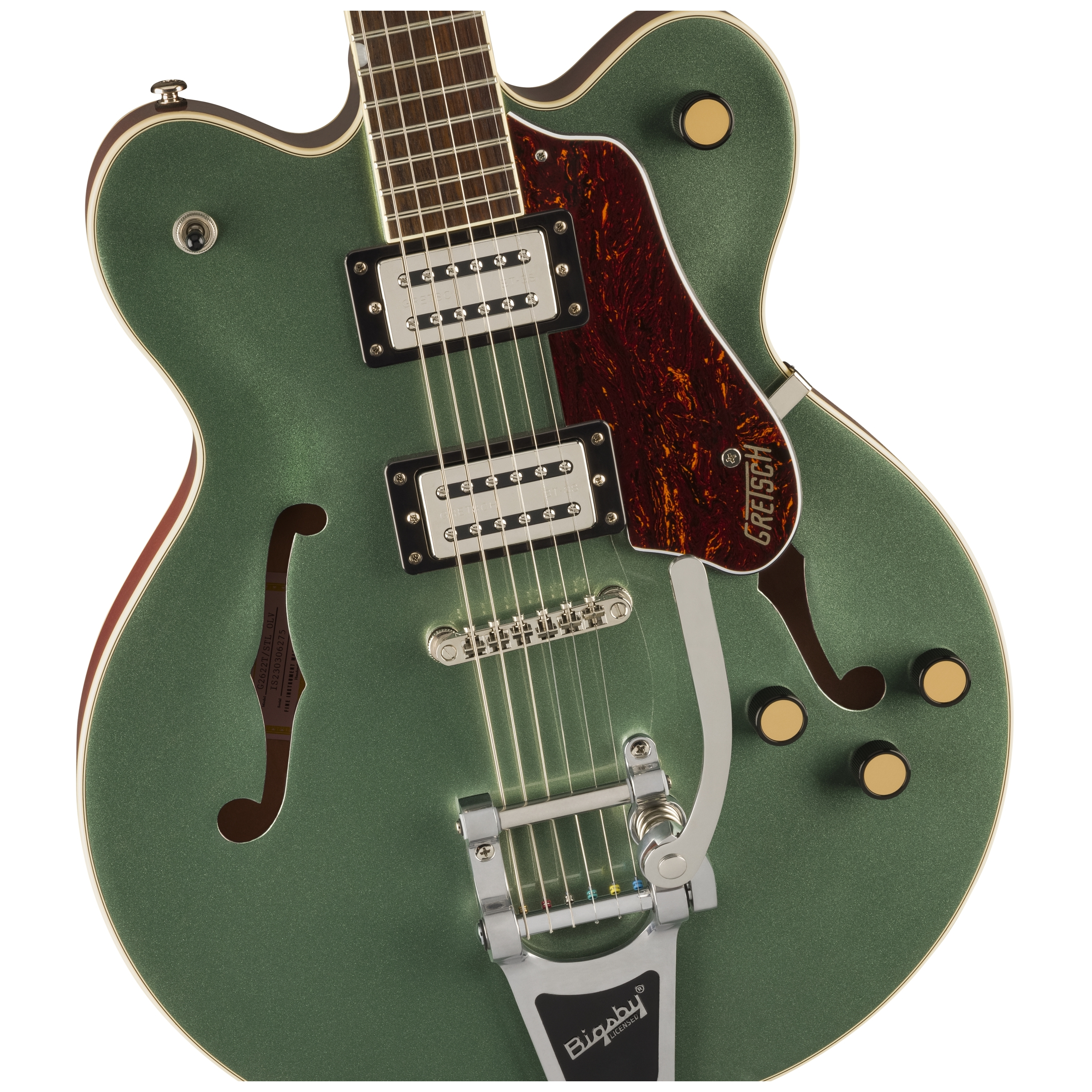 Gretsch G2622T Streamliner CB DC with Bigsby STL OLV 4