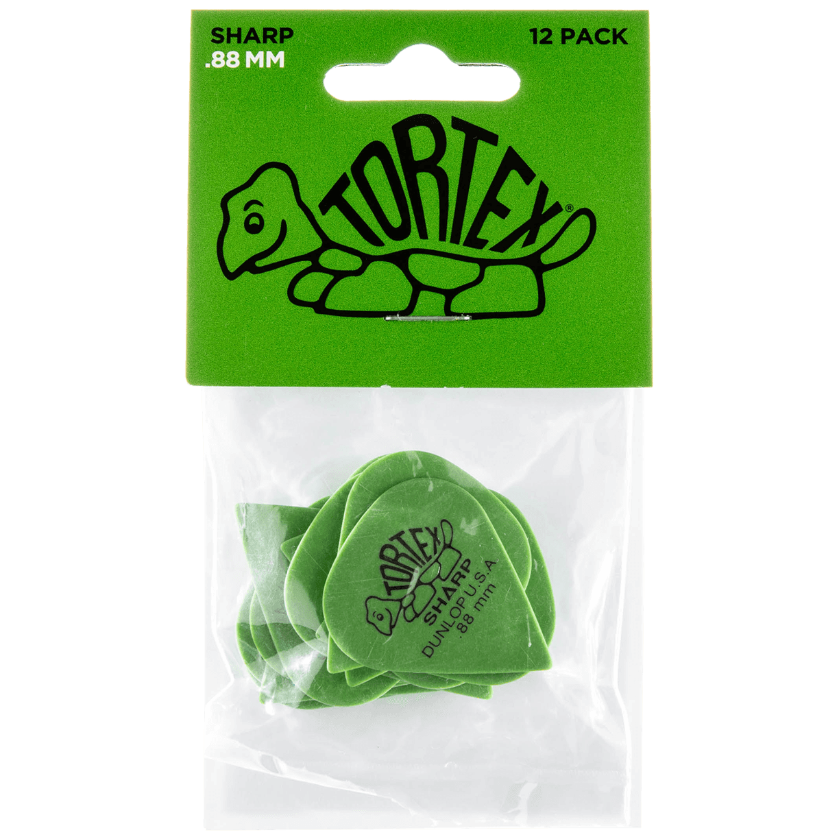 Dunlop Pick Tortex Sharp 0.88 Player's Pack 12 Stück