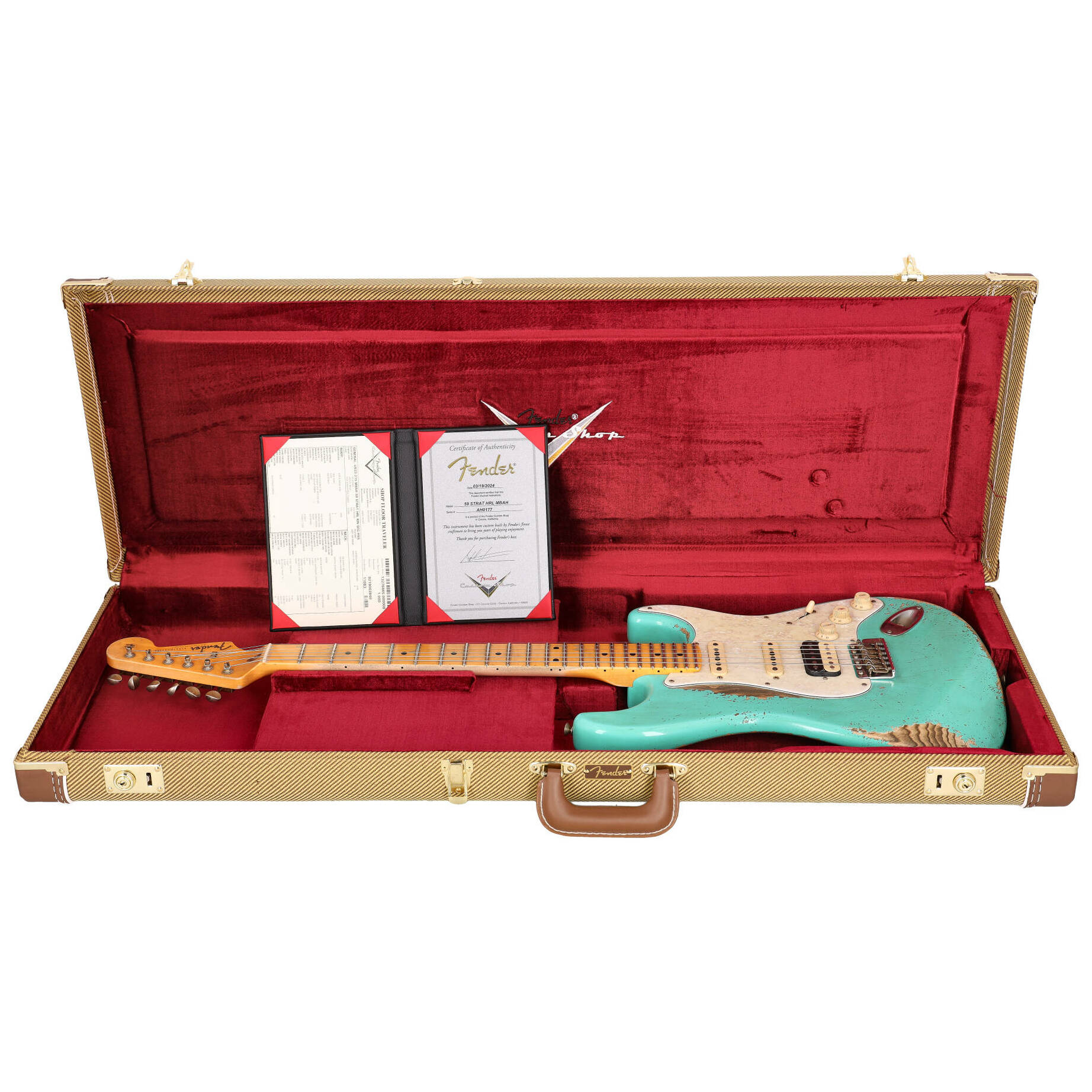 Fender Custom Shop 1959 Stratocaster HREL MN HSS RSD SFG MBAH Masterbuilt Andy Hicks 23