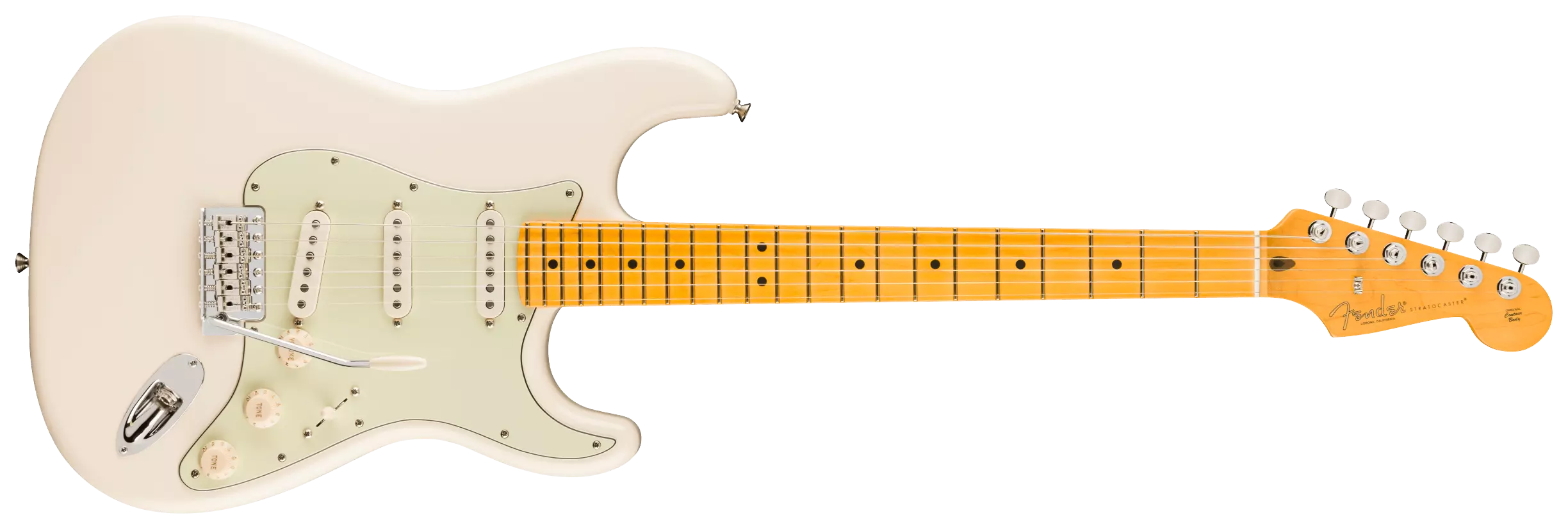 Fender LTD Pro Classic Silent Stratocaster MN Olympic White 1