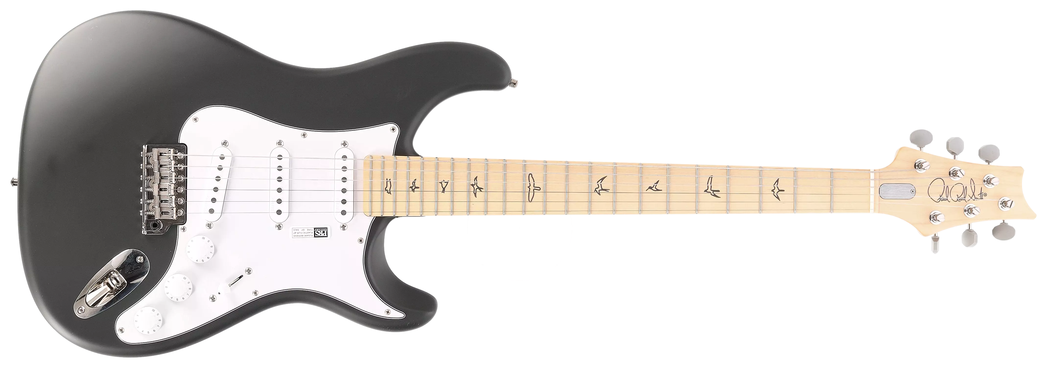PRS John Mayer JM Silver Sky MN Faded Black Tee Satin 1