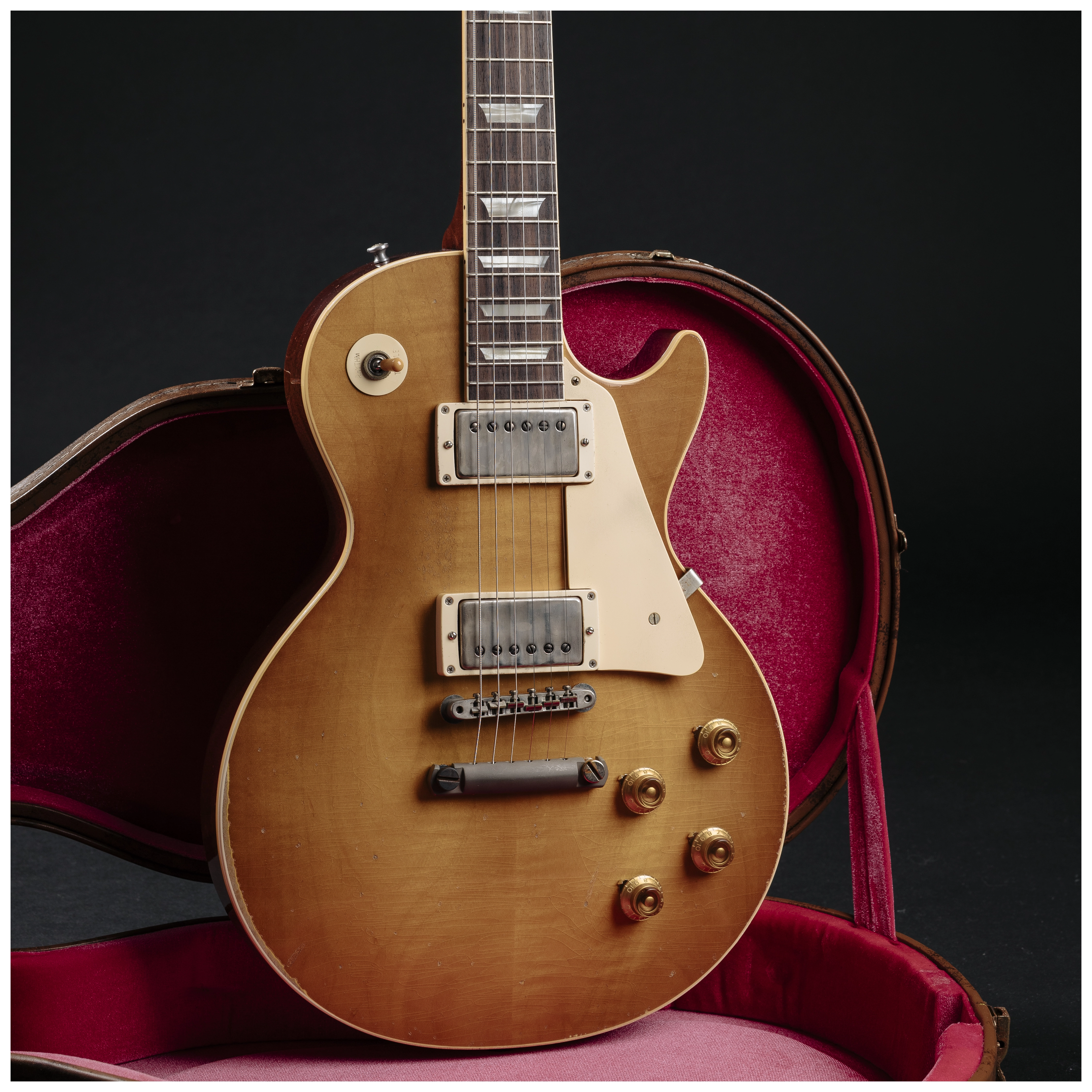 Gibson 1958 Les Paul Standard Reissue Heavy Aged Lemon Burst Murphy Lab #841201 23