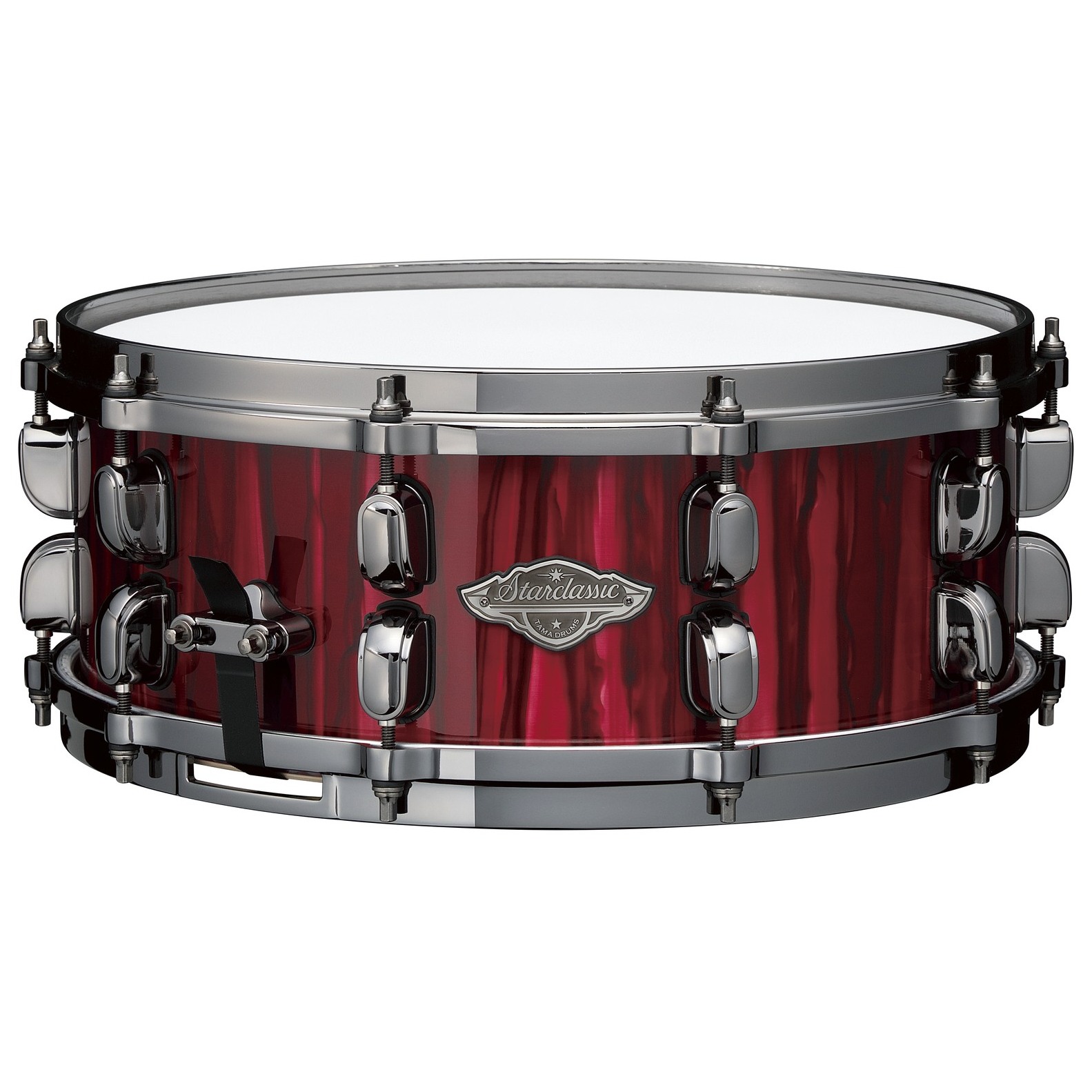 Tama MBSS55BN-CRW Starclassic Performer Snare Drum - 14" x 5,5" Crimson Red Waterfall/Black Nickel HW