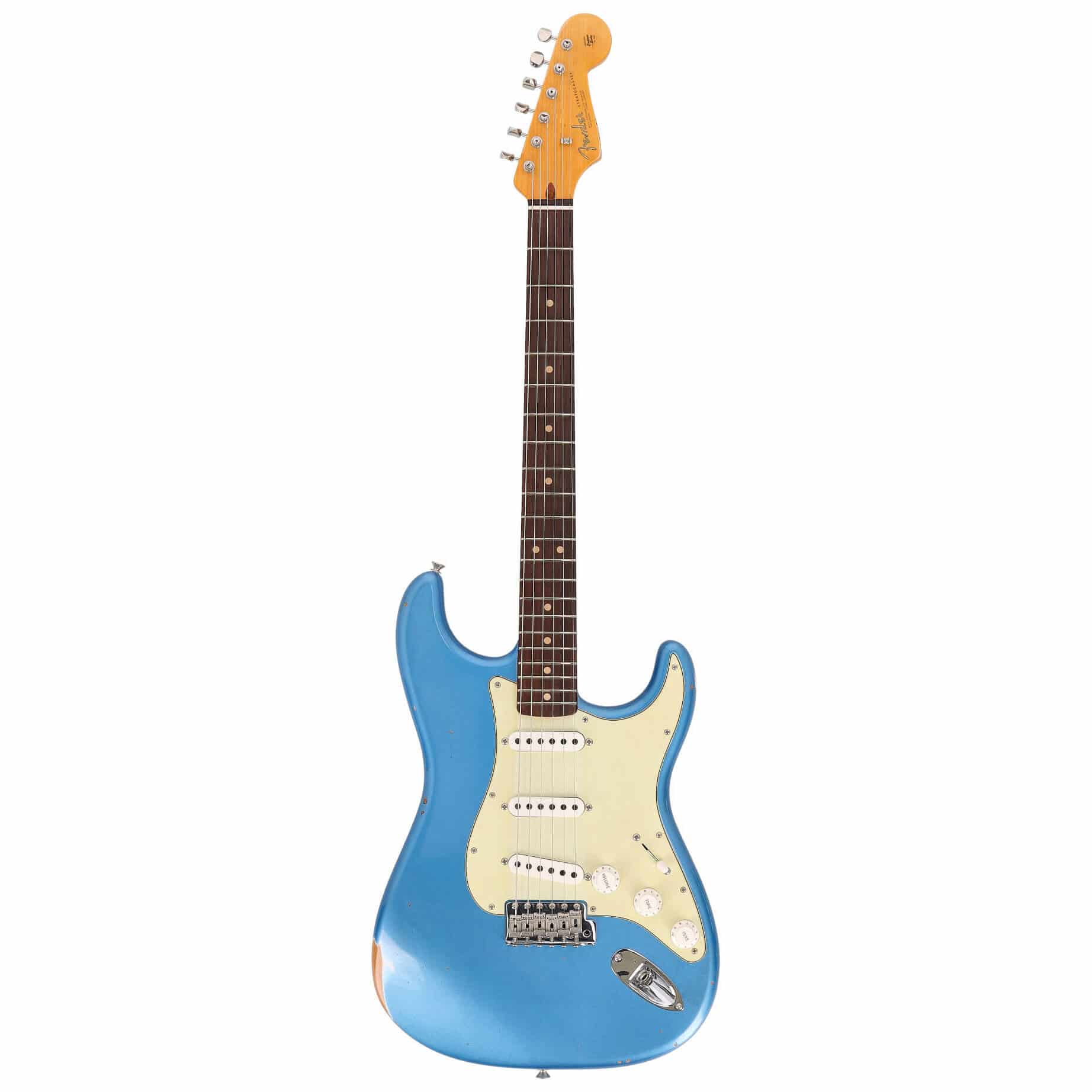 Fender Custom Shop 1963 Stratocaster Relic Aged Lake Placid Blue Metallic