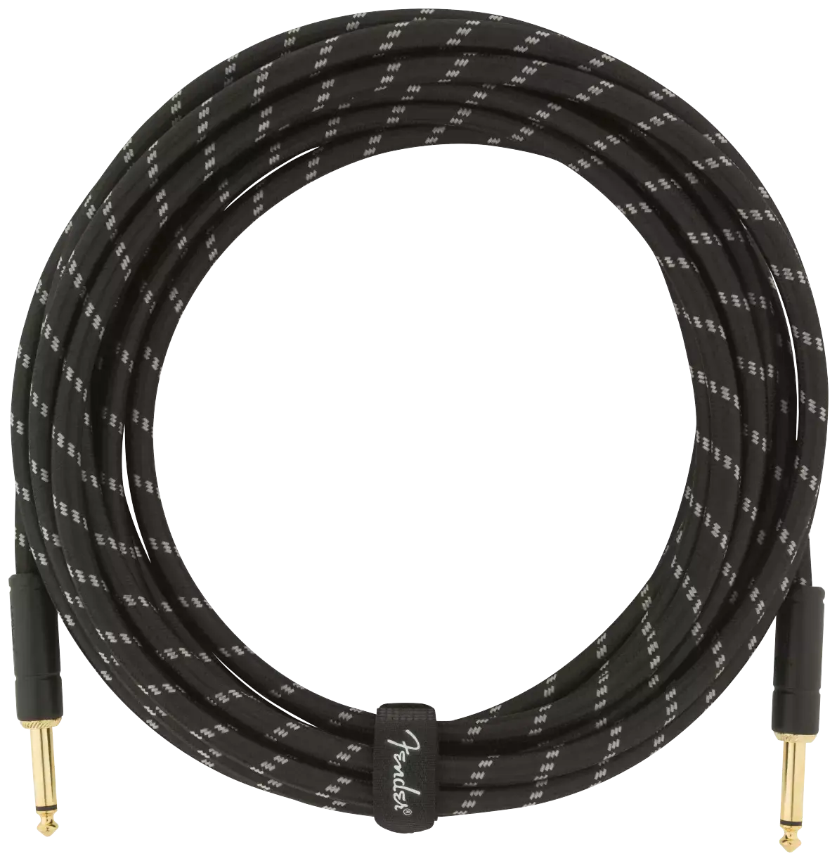 Fender Deluxe Series Instrumentenkabel  5,5 Meter Black Tweed 1