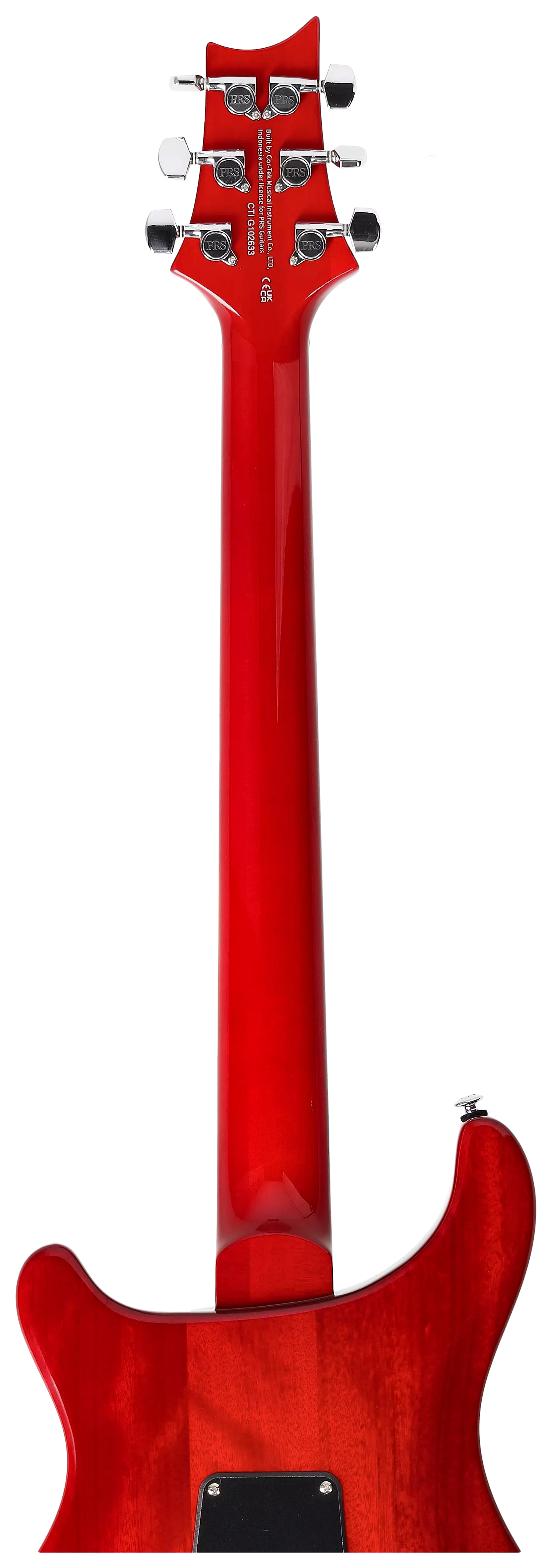 PRS SE Custom 24 Charcoal Cherry Burst 10