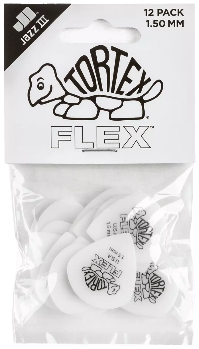 Dunlop Tortex Flex Picks 1.50 Player's Pack 12 Stück 1