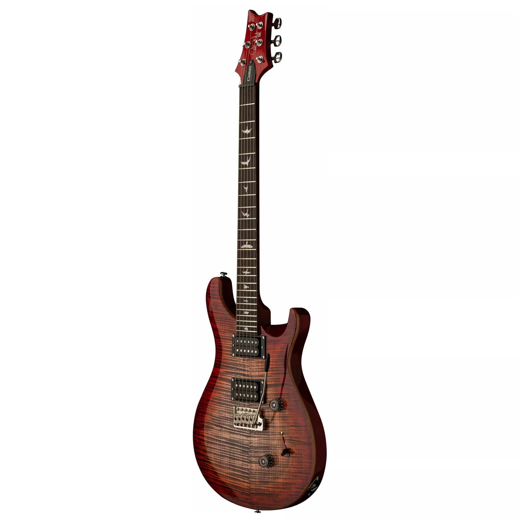 PRS SE Custom 24 Charcoal Cherry Burst 2