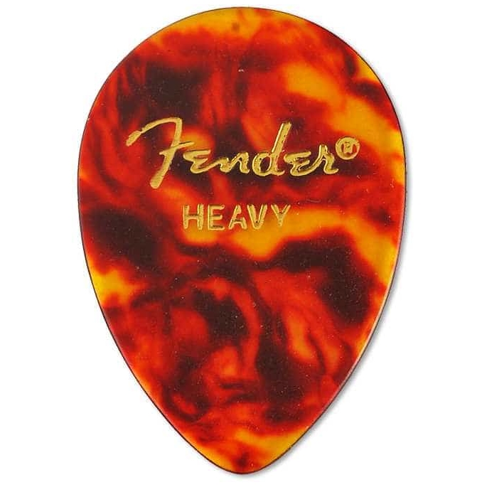 Fender - Fender 358 Shape Classic Celluloid Pick - Heavy