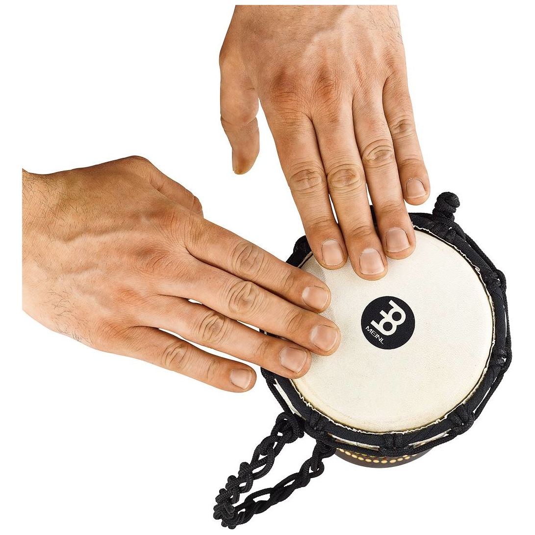 Meinl Percussion - Meinl Percussion HDJ5-XXS - 4 1 2 African Style Mini Djembe, Python Design - 1