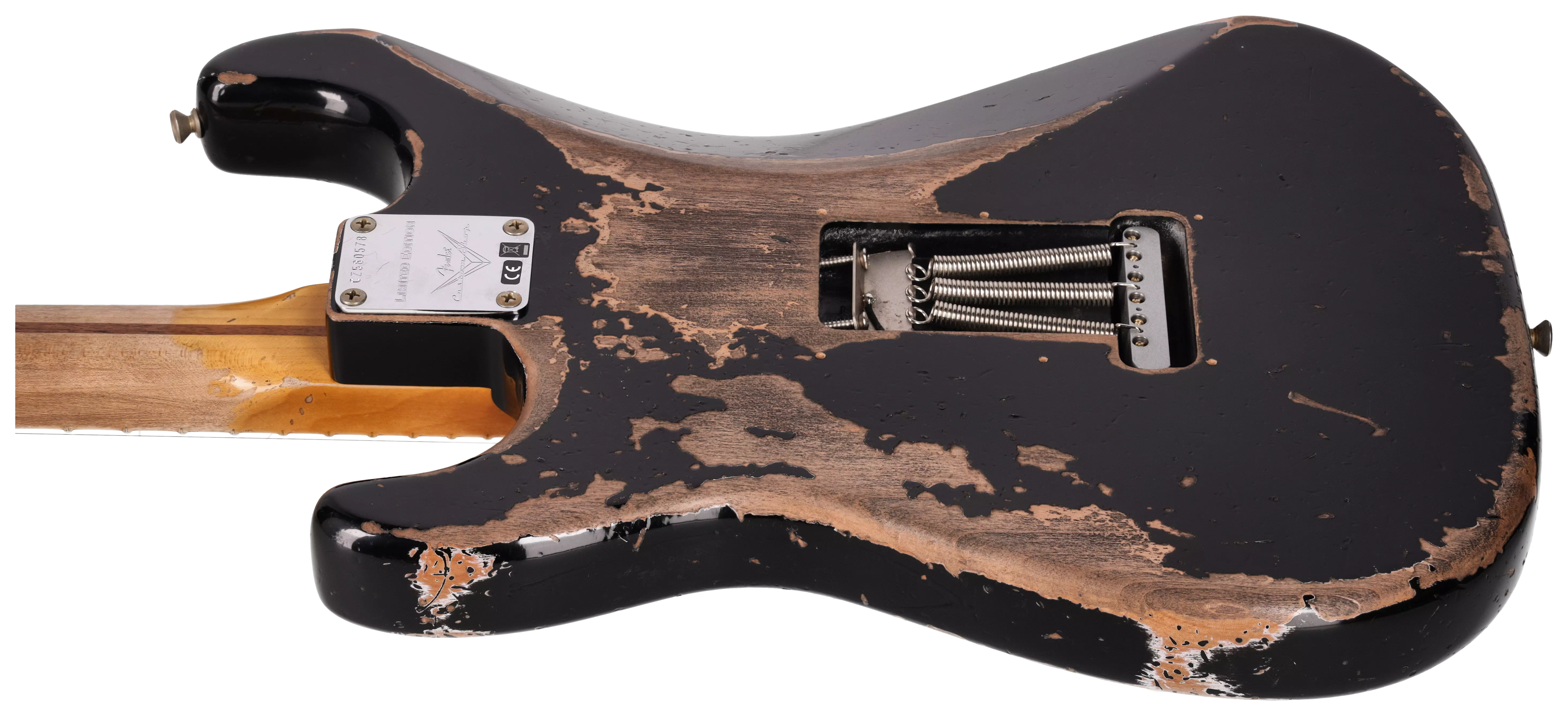 Fender LTD Custom Shop Poblano Stratocaster Super Heavy Relic Aged Black #1 10
