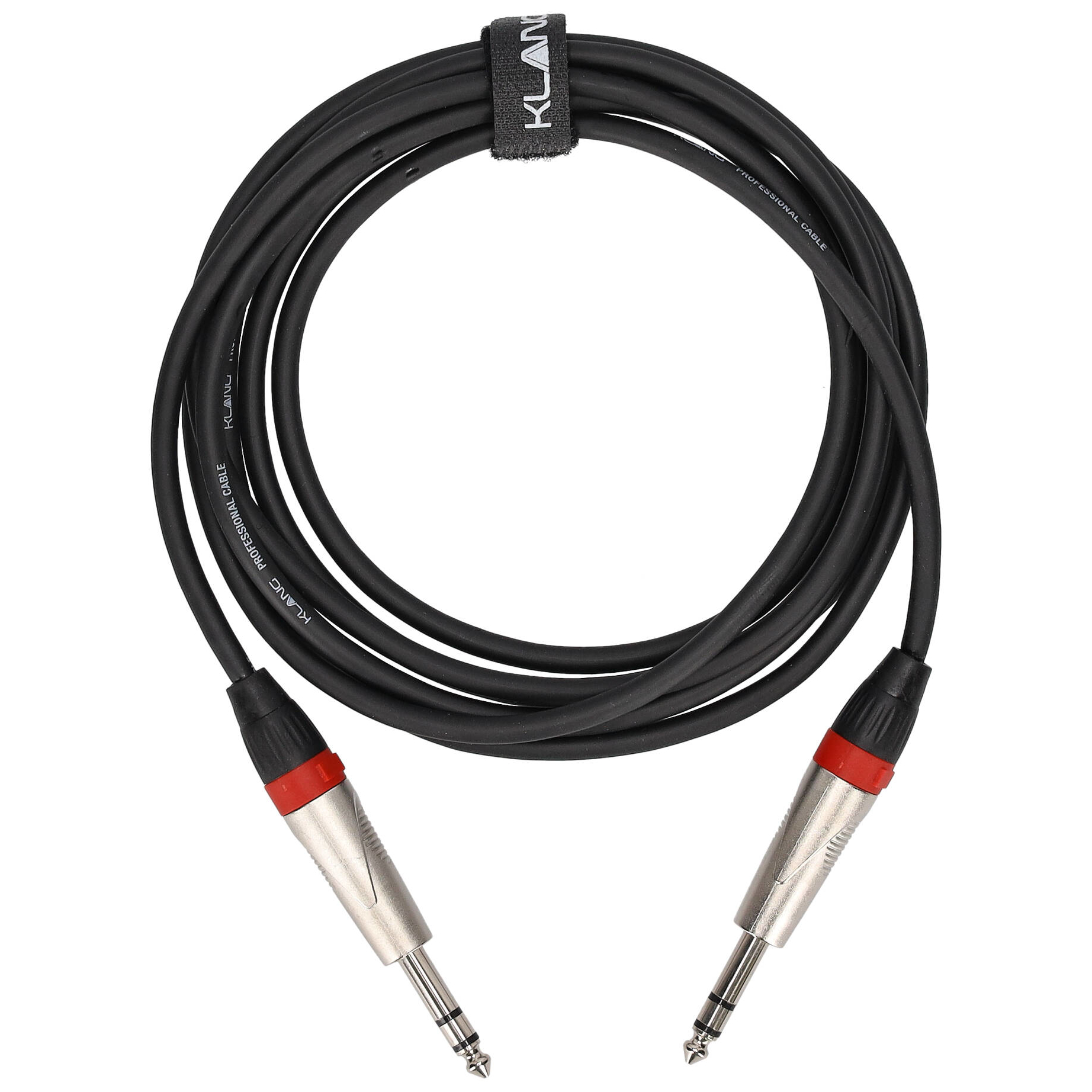 Klang - Klang Audiokabel, 3 Meter 6,3mm Klinke, stereo - 6,3mm Klinke, stereo