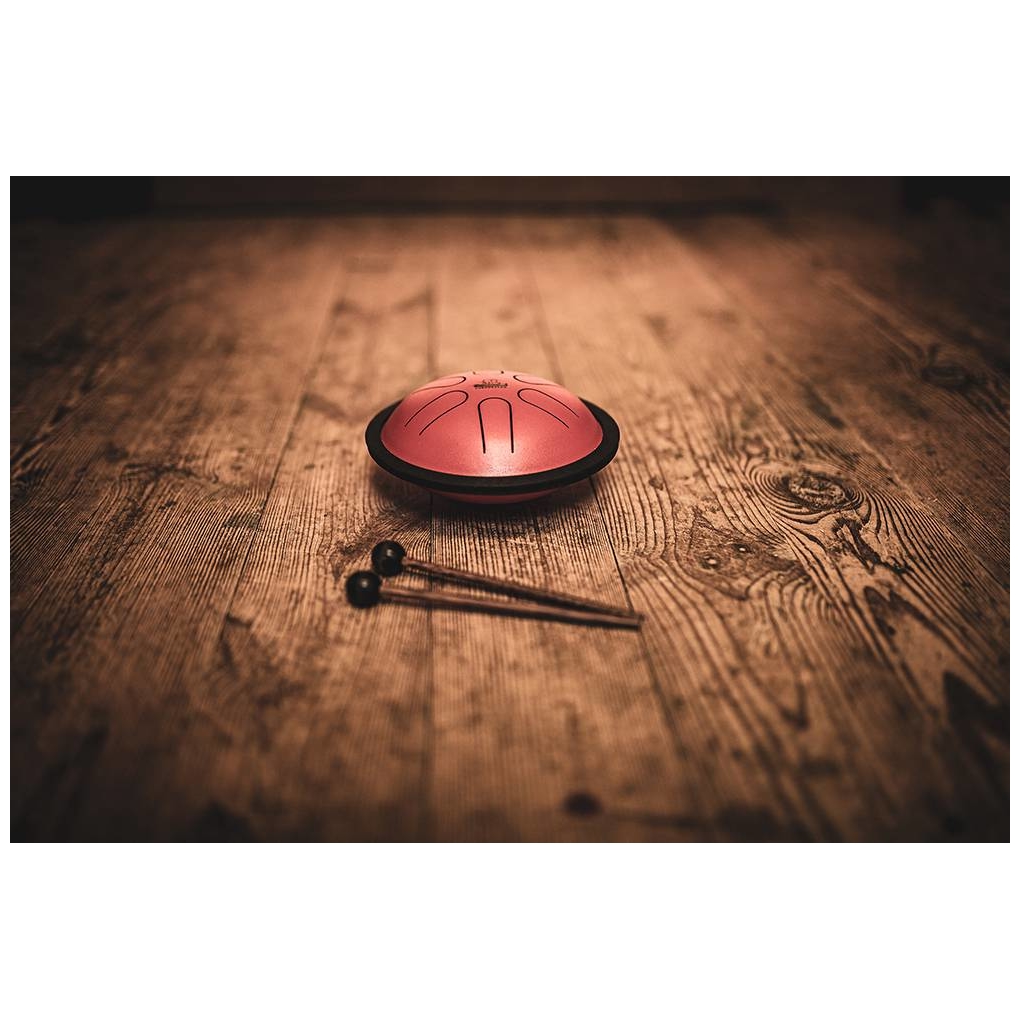 Nino Percussion - Nino Percussion Nino Percussion Mini Melody Steel Tongue Drum ROT - 4