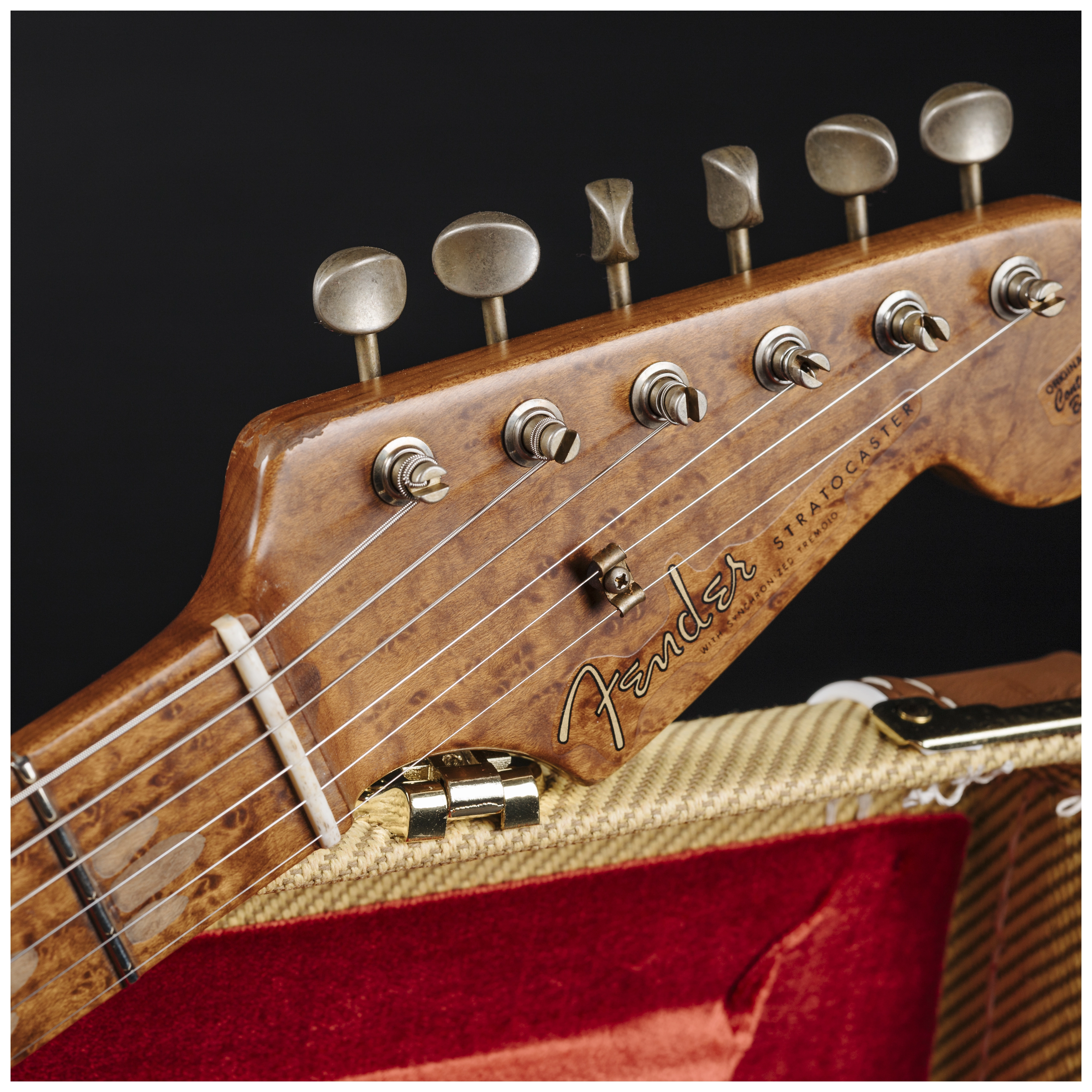 Fender Custom Shop 50´s Stratocaster HVYREL BLK over VB MBAH #R129489 28