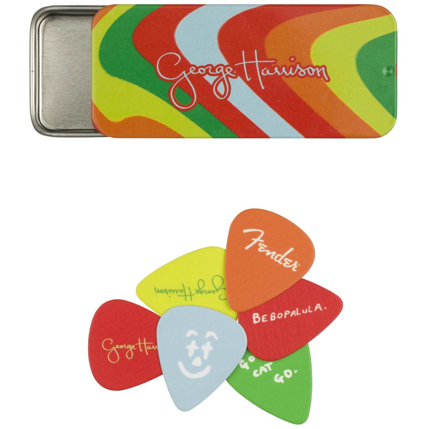 Fender George Harrison Rocky Pick Tin Medium 6pcs