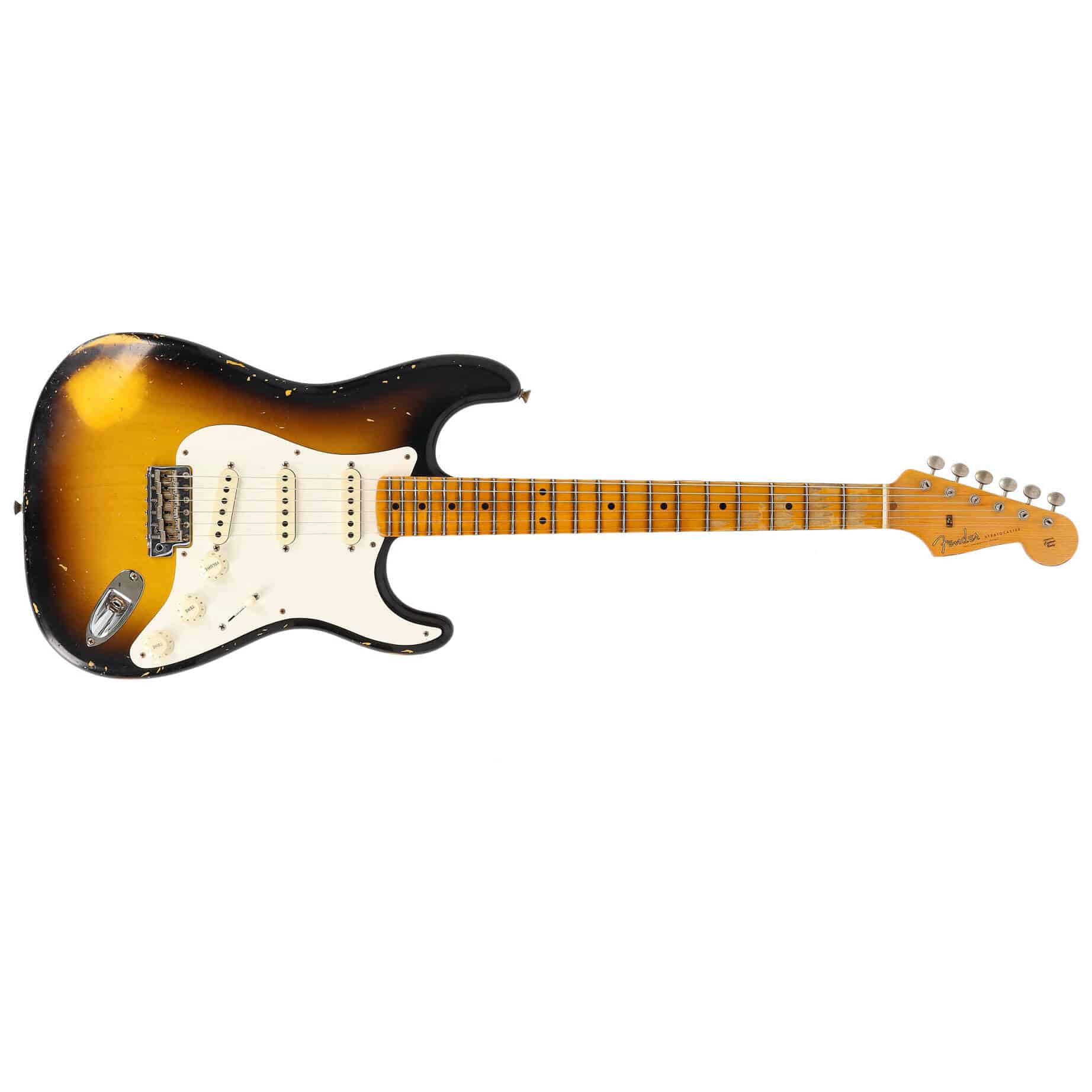 Fender LTD Custom Shop 57 Stratocaster Relic Wide-Fade 2-Color Sunburst 1