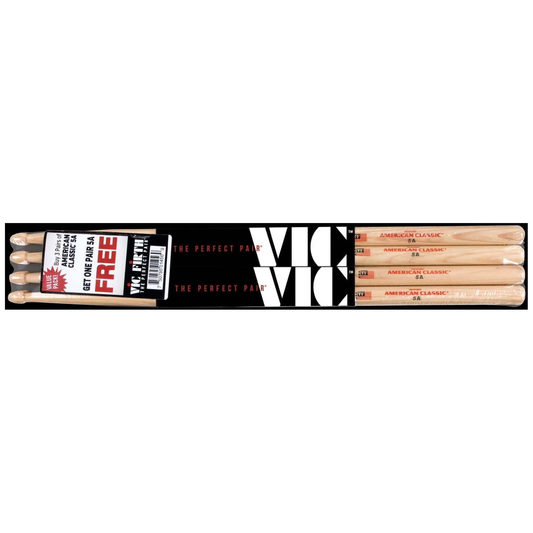 Vic Firth 5A - American Classic - Value Pack