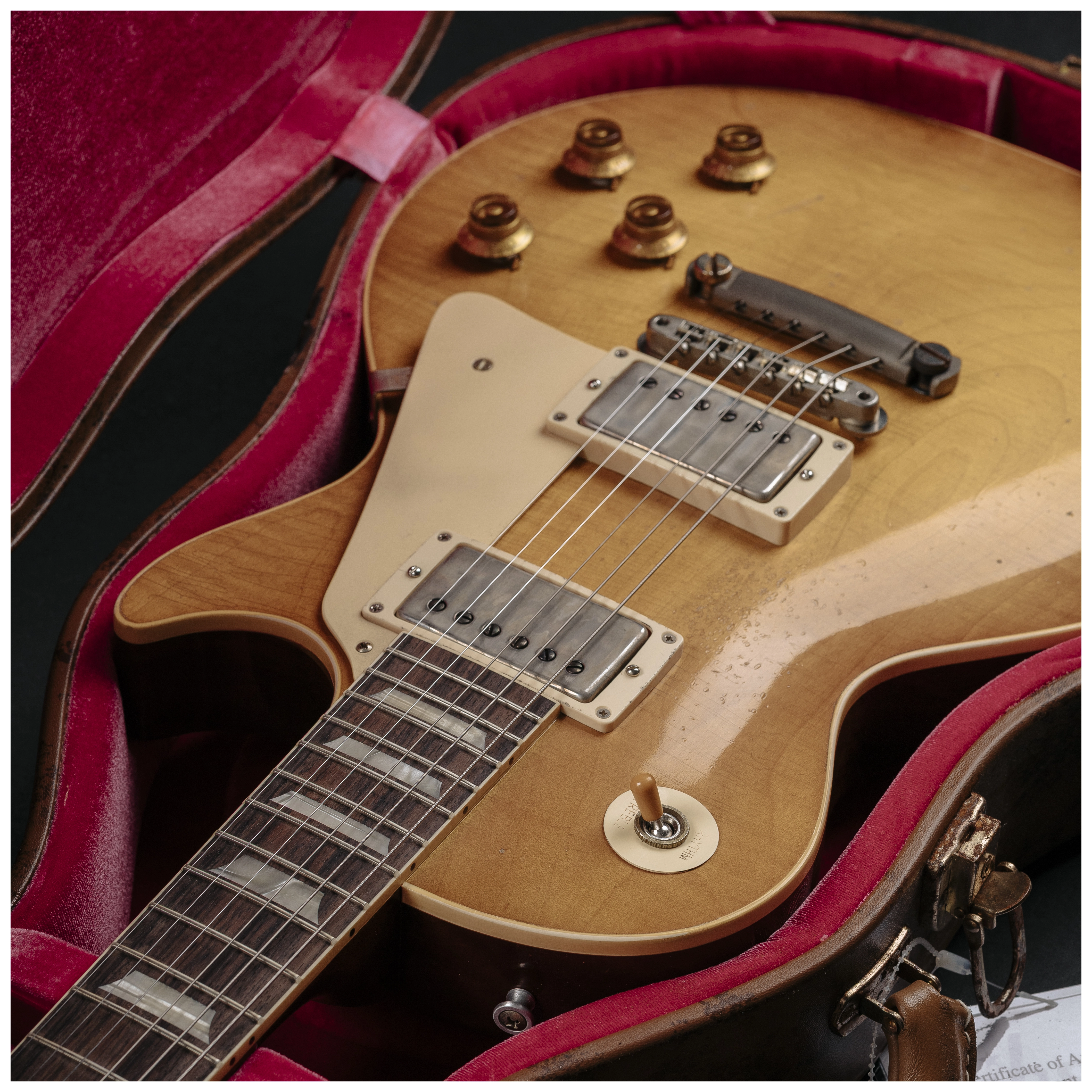 Gibson 1958 Les Paul Standard Reissue Heavy Aged Lemon Burst Murphy Lab #841201 36