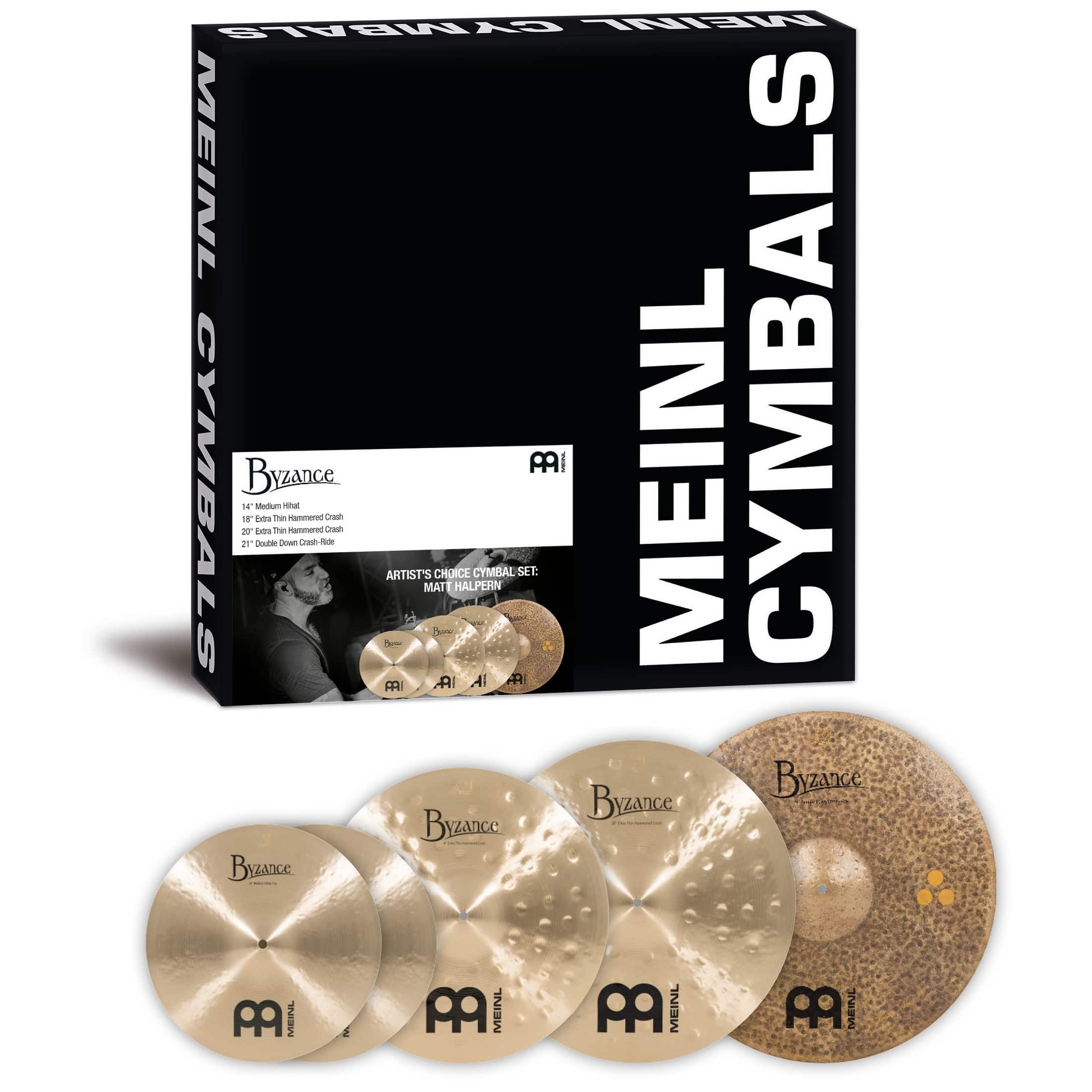 Meinl Cymbals A-CS2 - Byzance Artist's Choice Cymbal Set: Matt Halpern