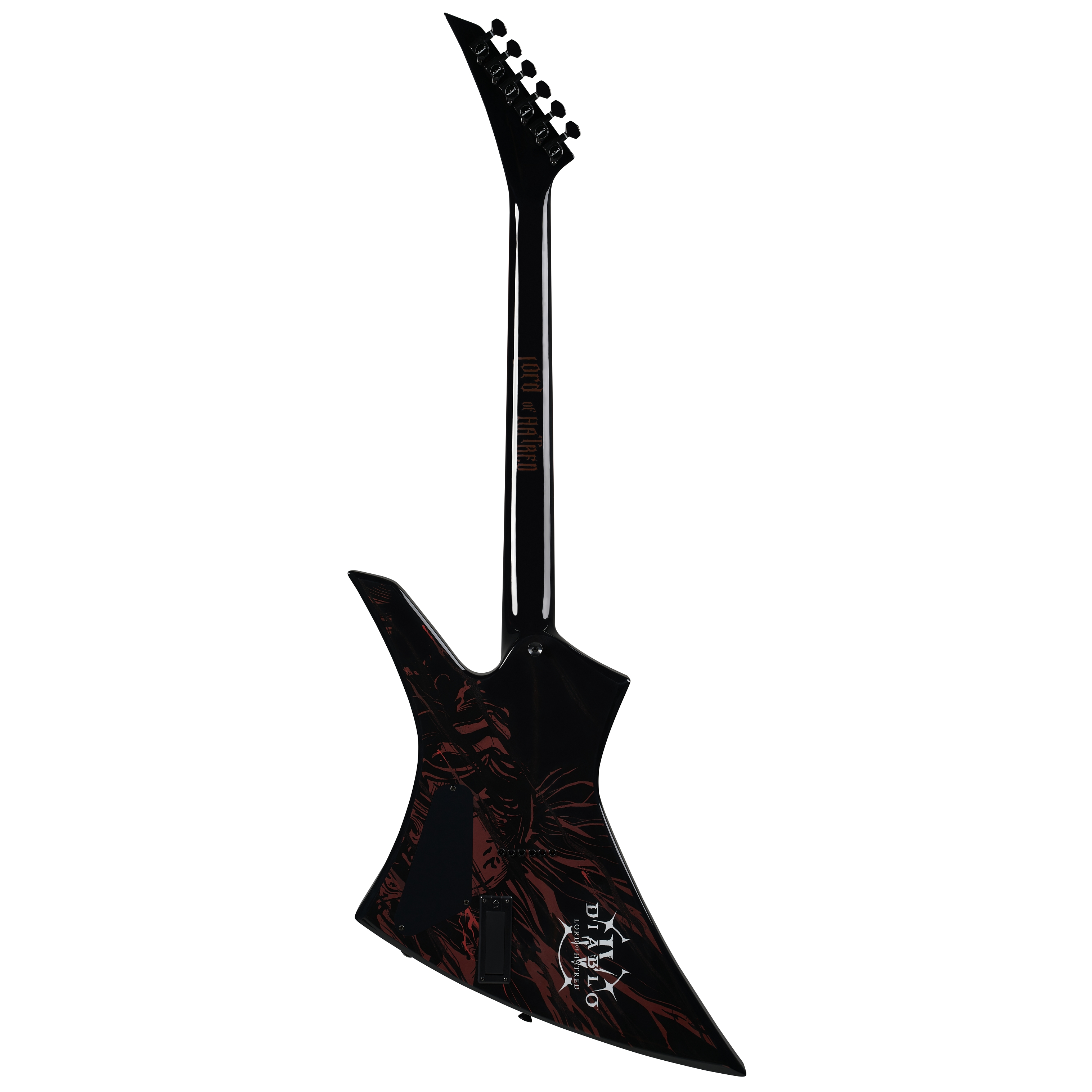 Jackson LTD X Series Diablo IV Kelly Gloss Mephisto Graphic 1