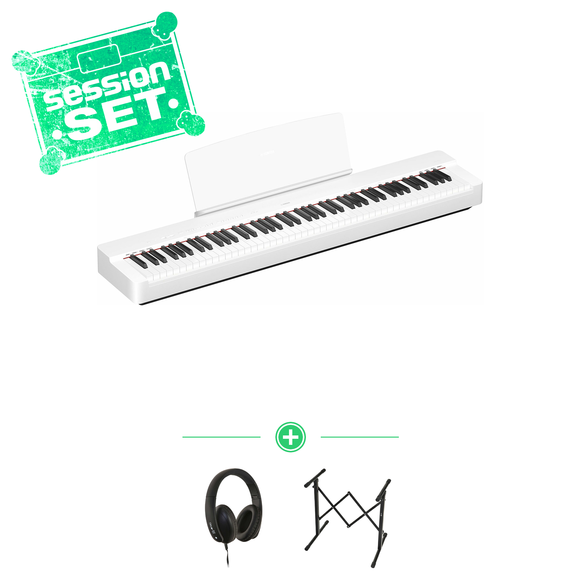 Image of Yamaha p 225 wh   session set basic  70000805 1